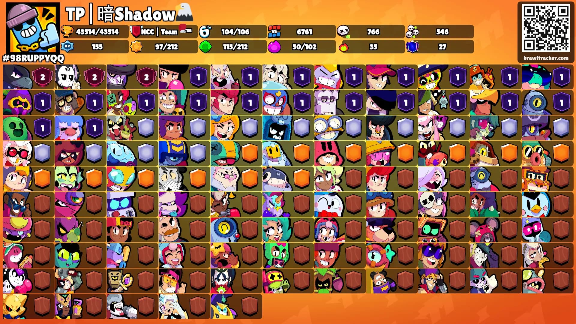 TP|暗Shadow🦅's Ranks