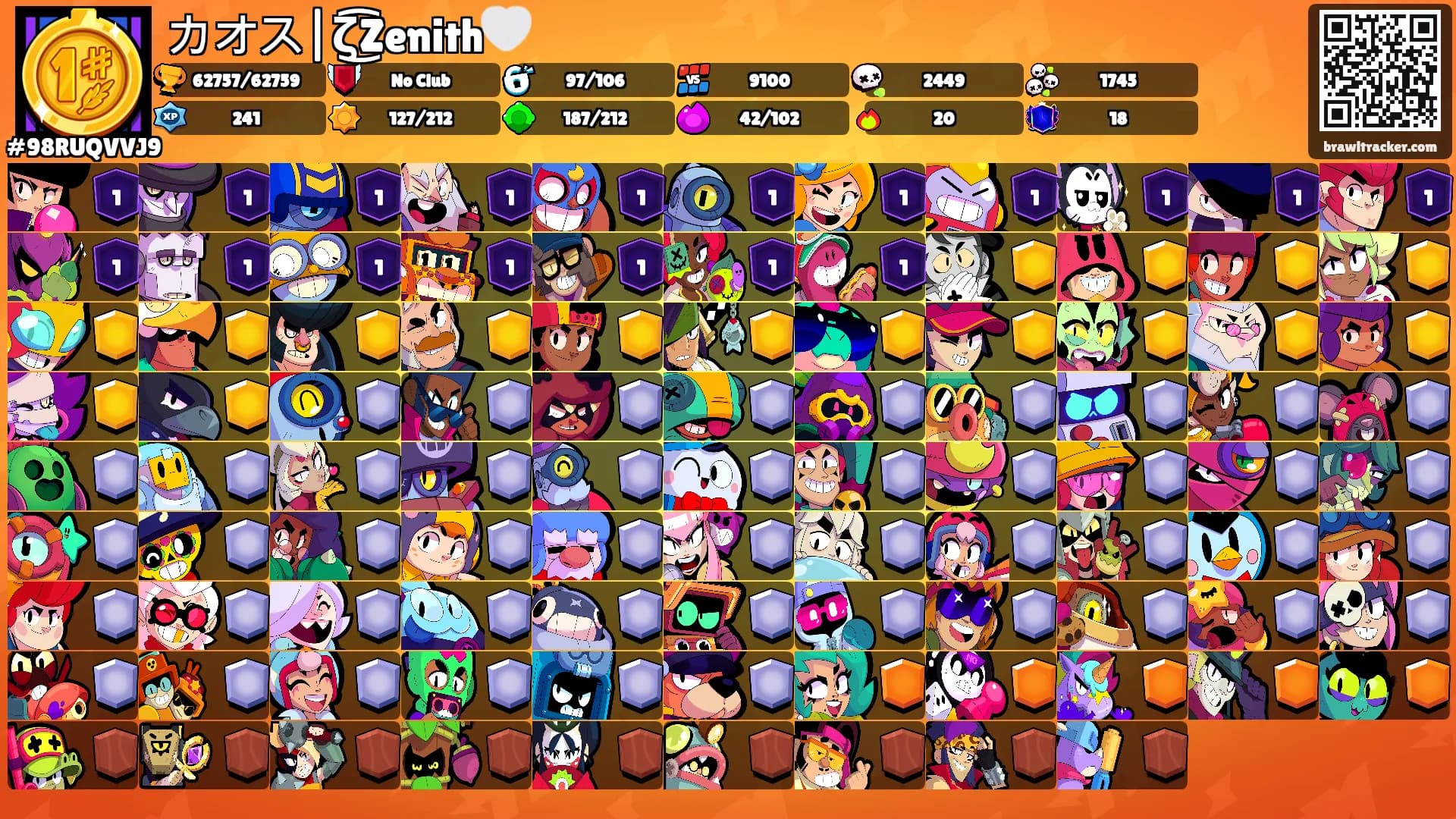 カオス|ζ͜͡Zenith🤍's Ranks