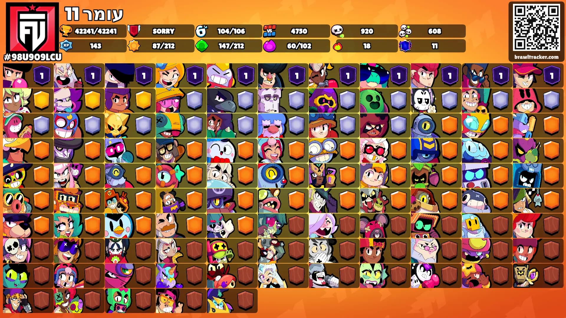 עומר 11's Ranks
