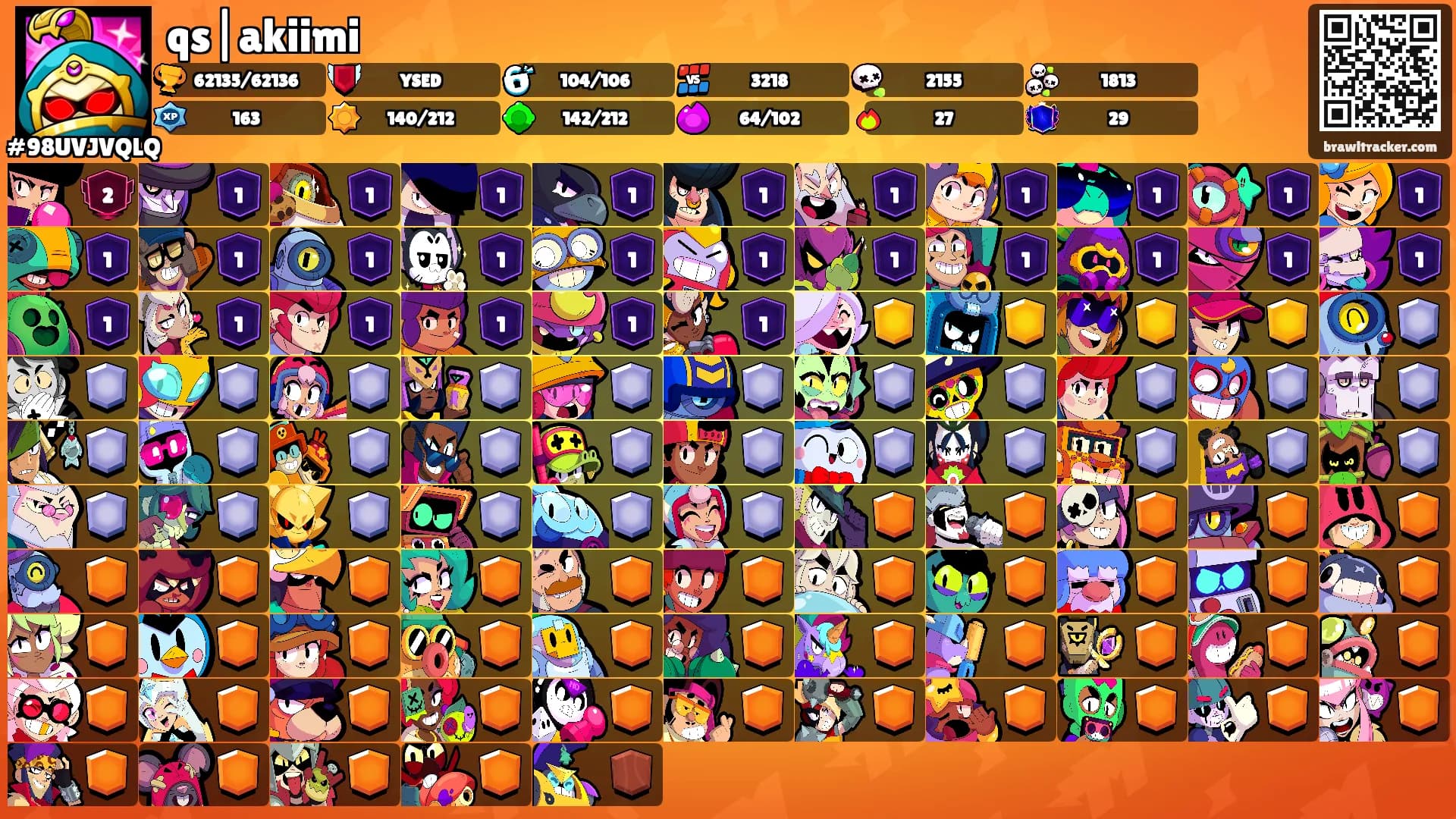 qs|akiimi's Ranks