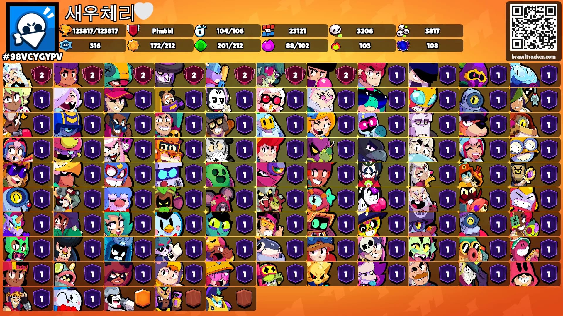 새우체리🤍's Ranks