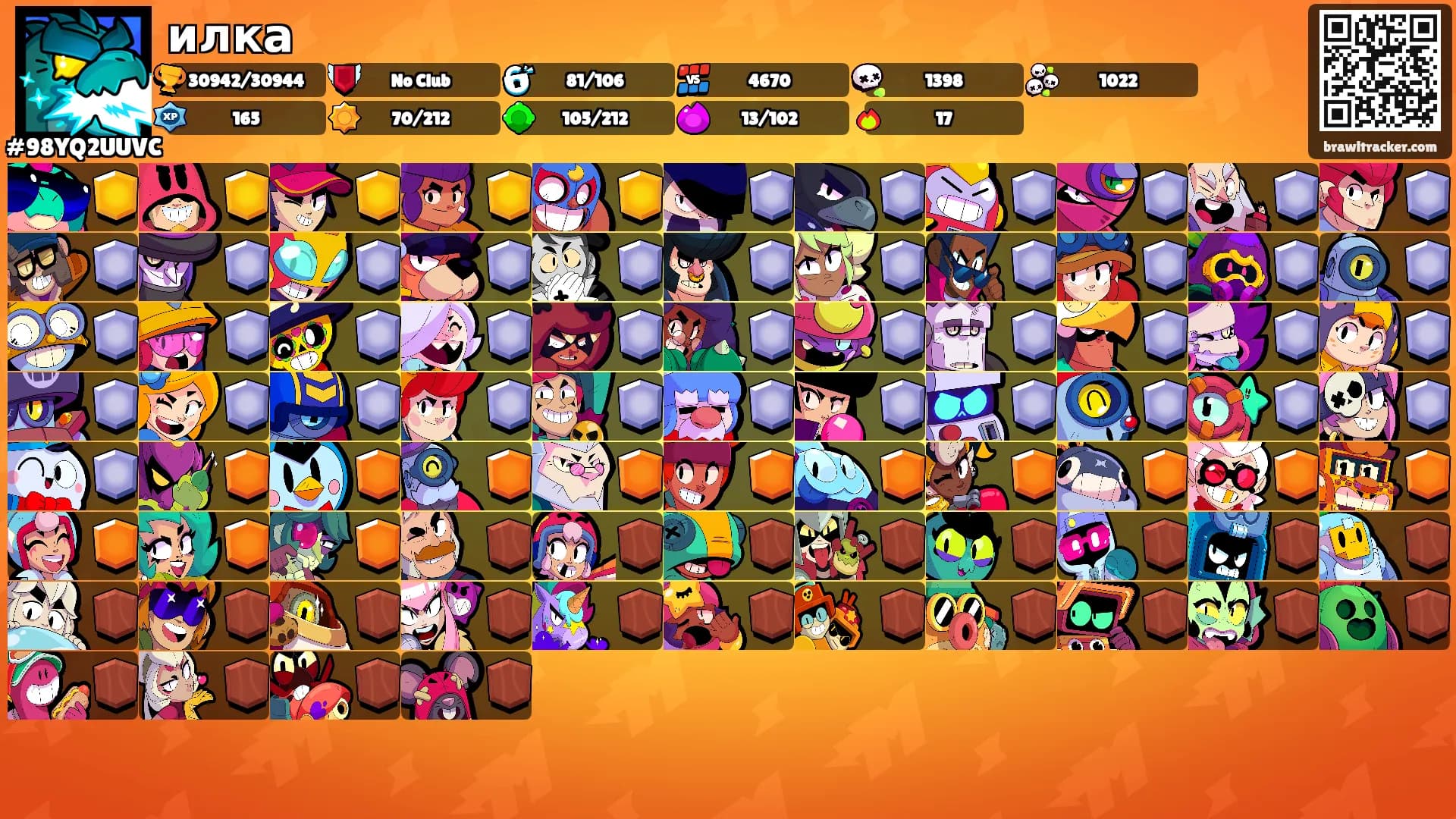 илка's Ranks