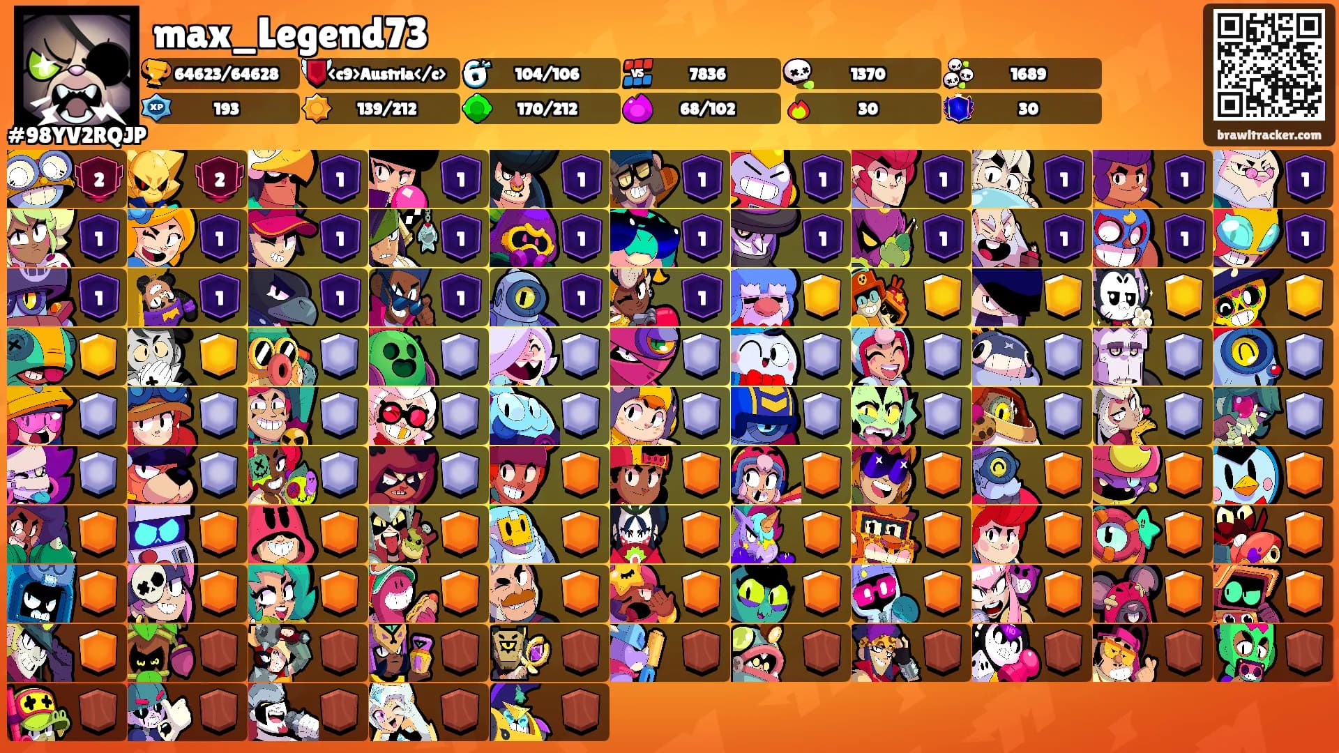 max_Legend73's Ranks