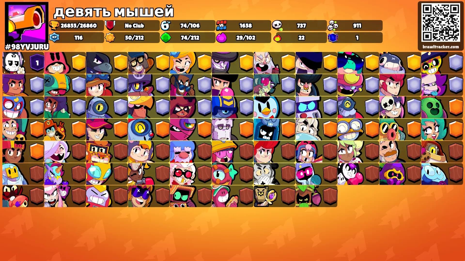 девять мышей's Ranks