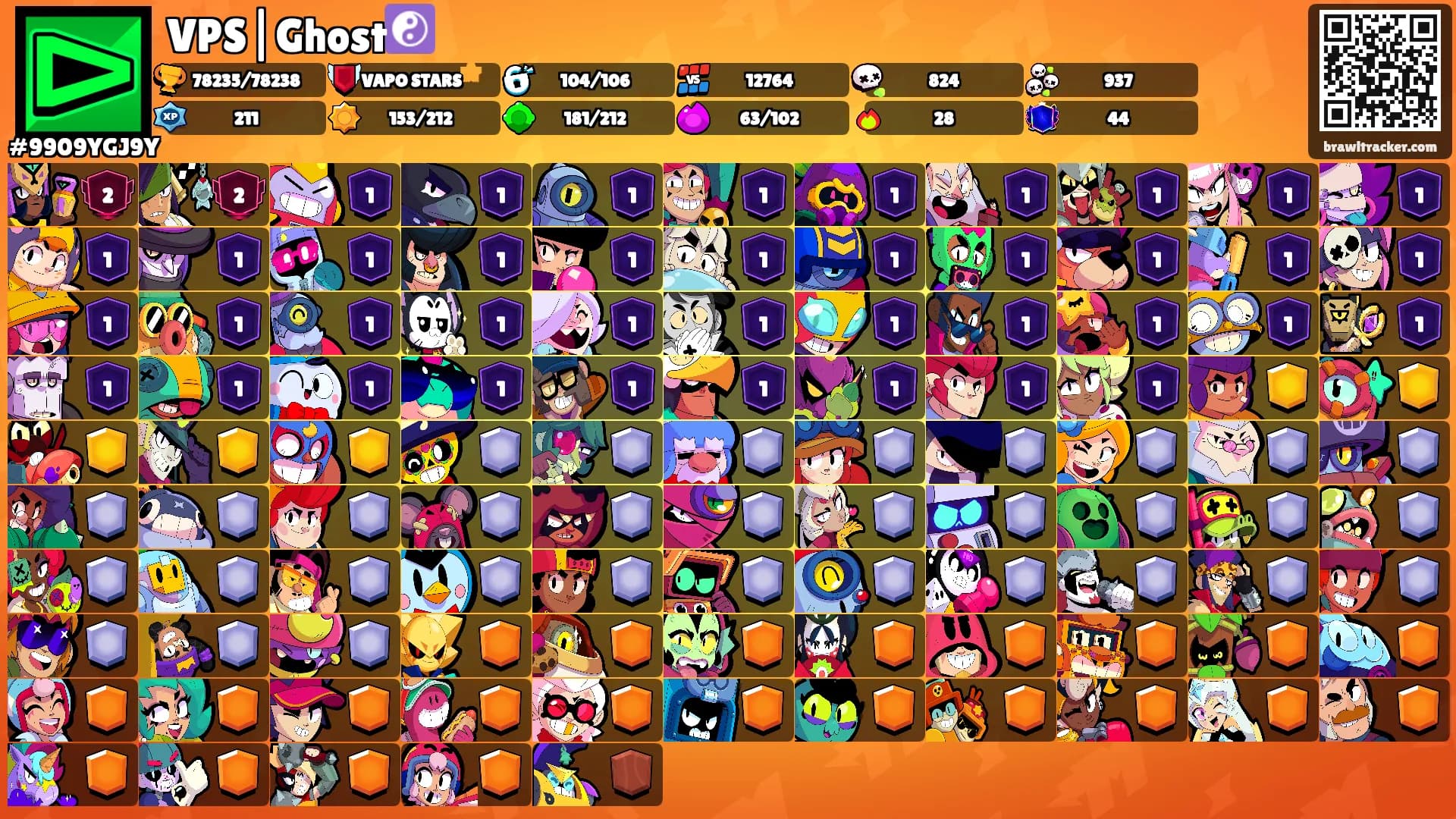 VPS|Ghost☯️'s Ranks