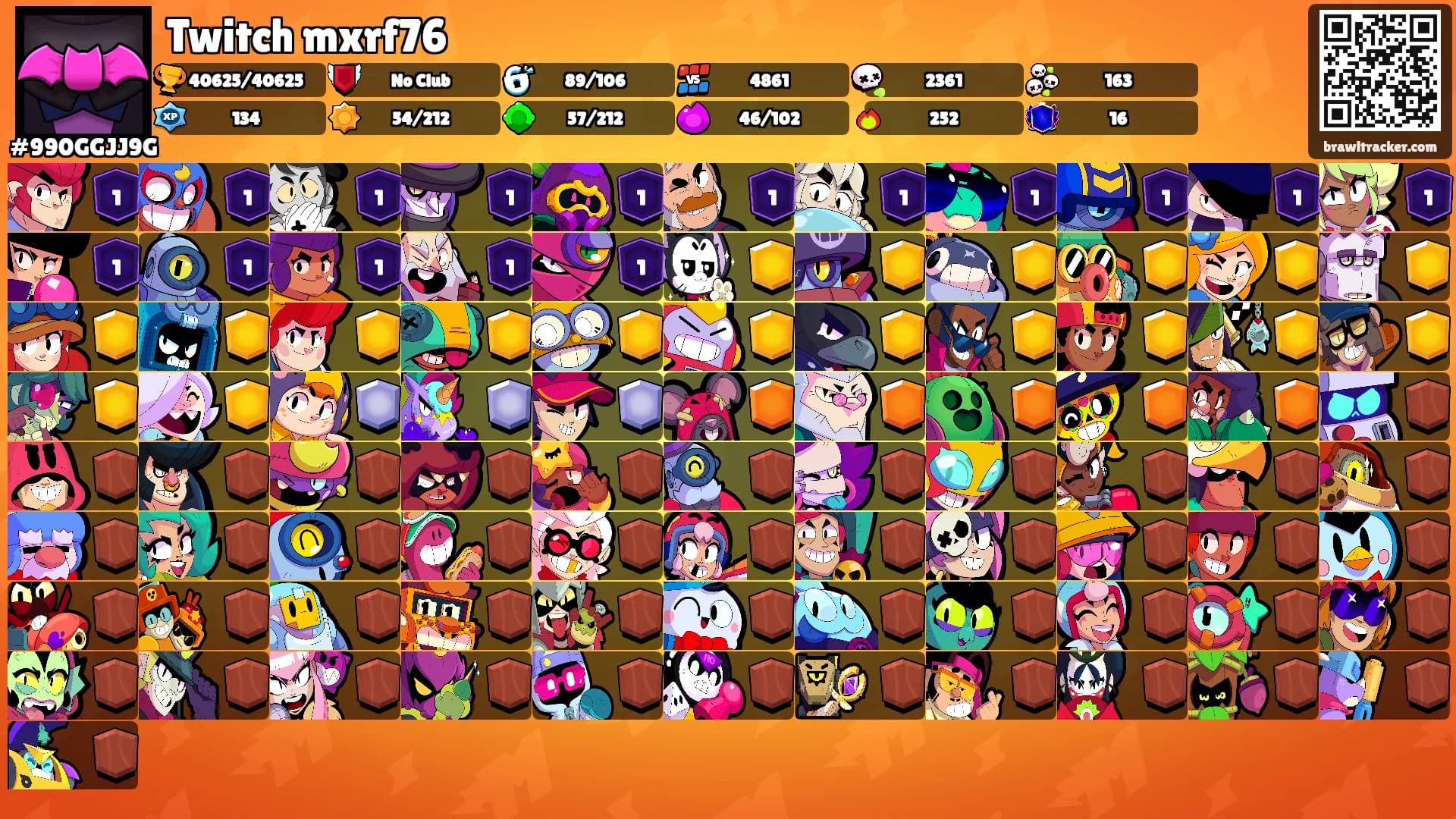 Twitch mxrf76's Ranks