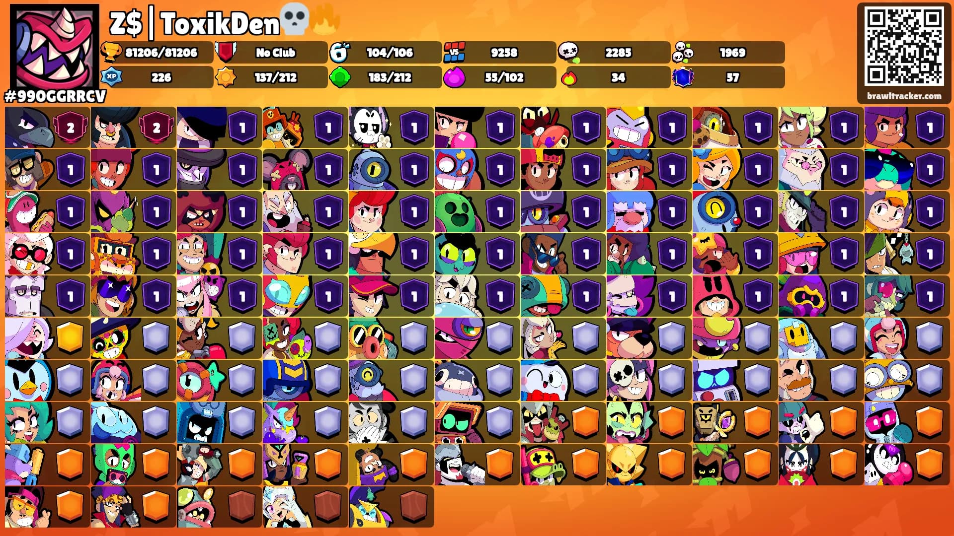 Z$|ToxikDen💀🔥's Ranks