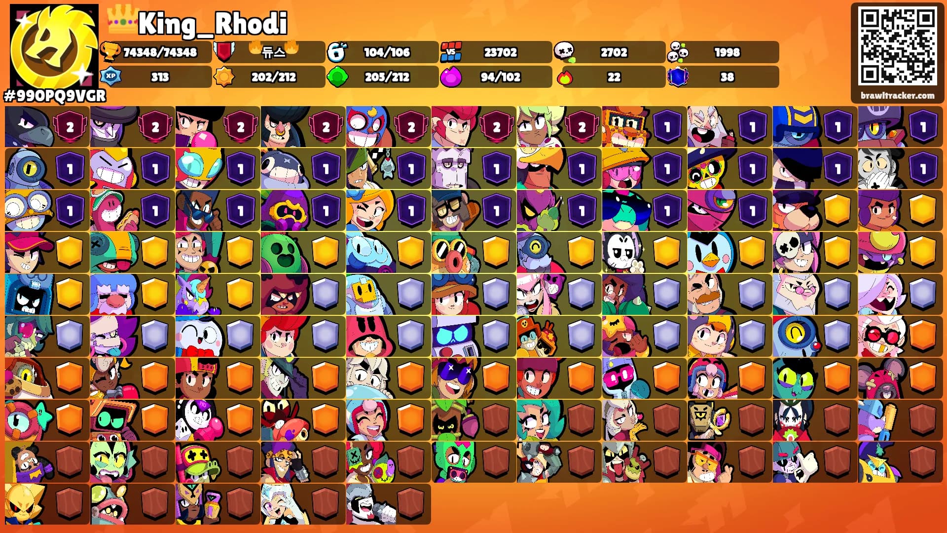 👑King_Rhodi's Ranks