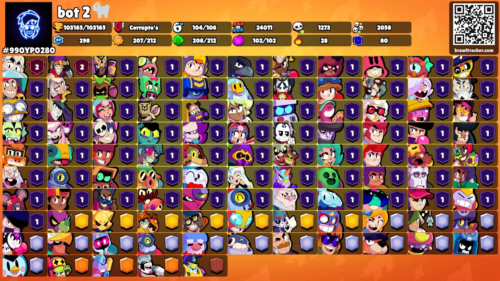 bot 2 🐐's Ranks