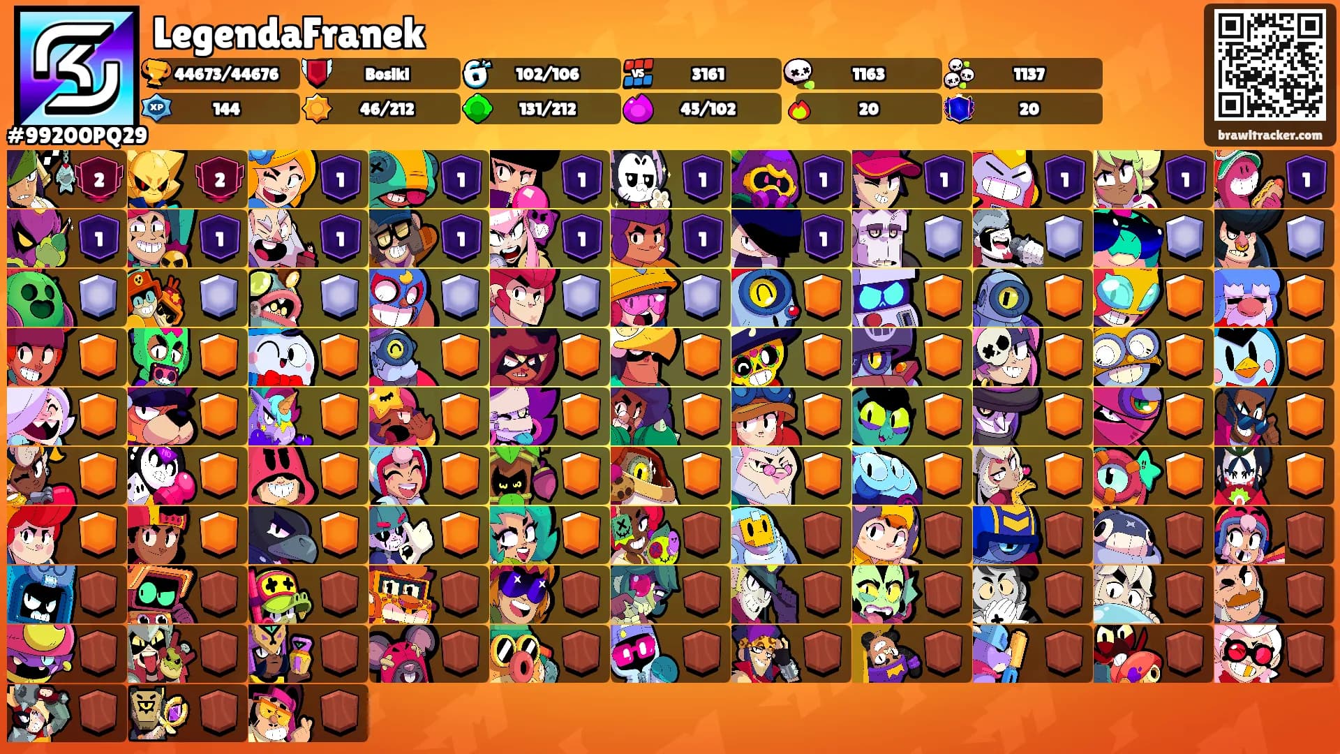 LegendaFranek's Ranks