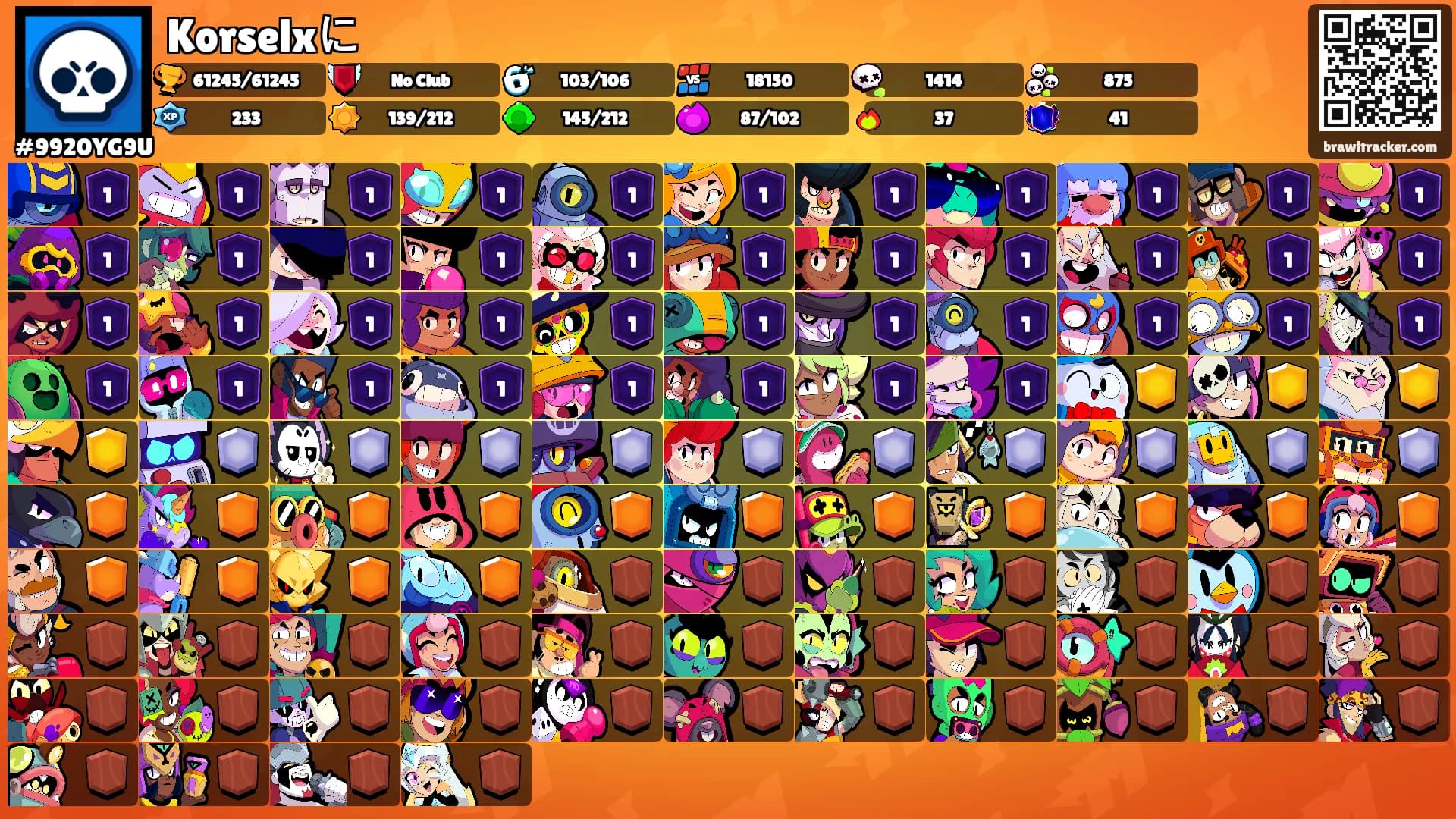 Korselxに's Ranks