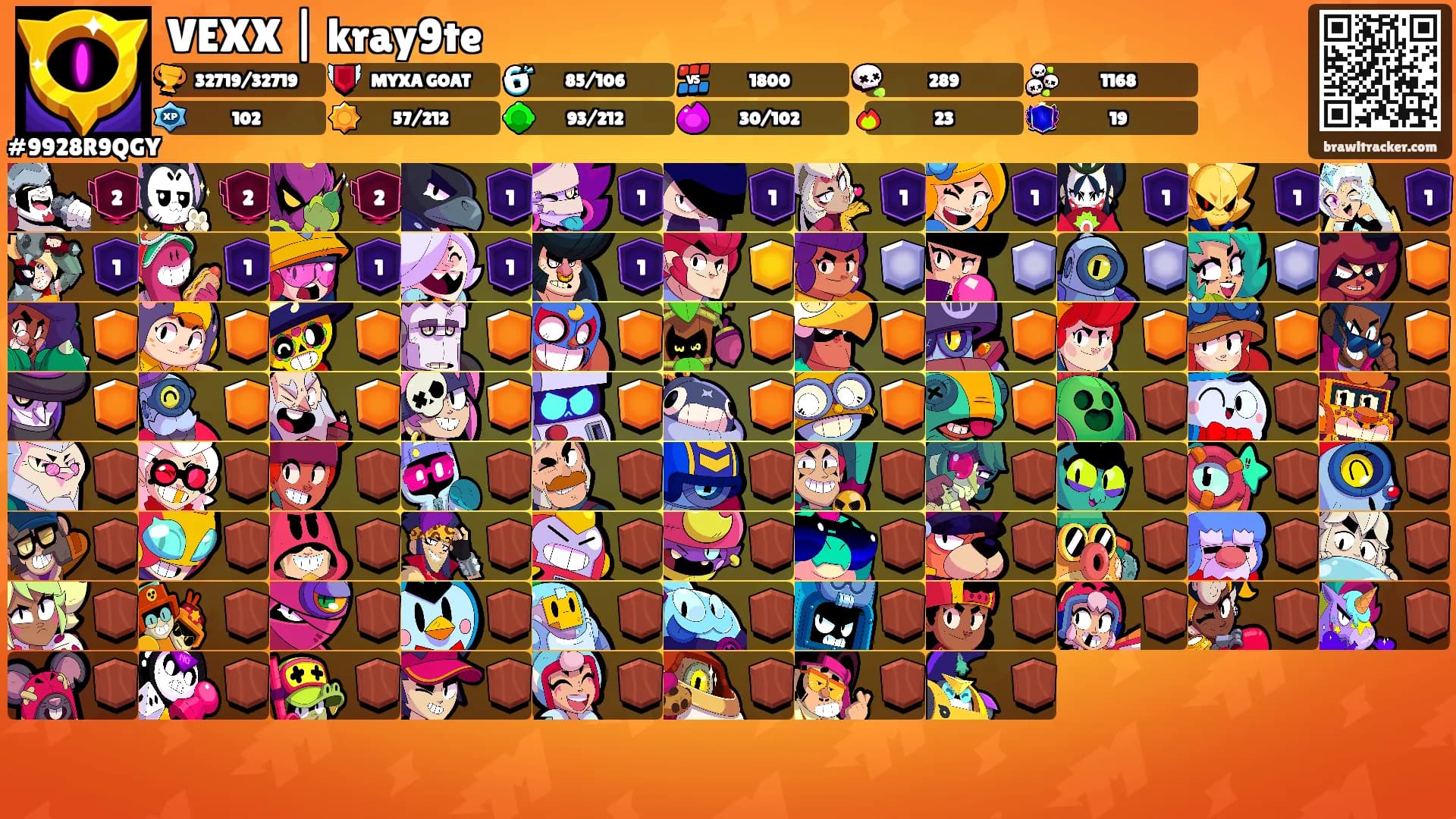 VEXX | kray9te's Ranks