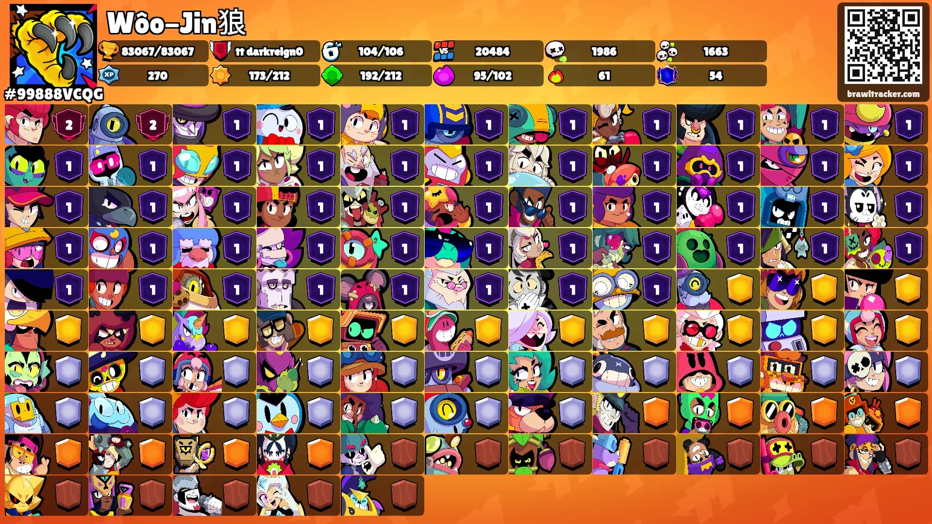Wôo-Jin狼's Ranks
