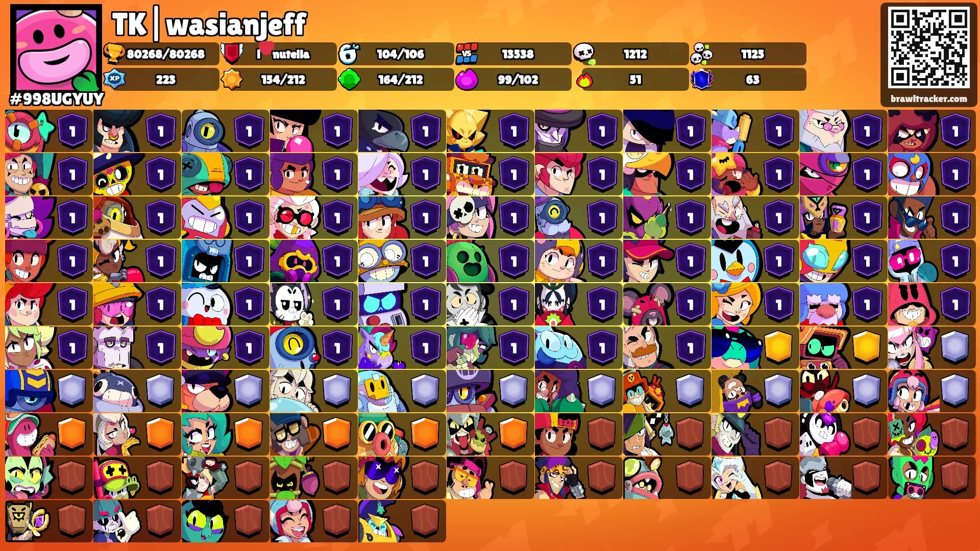 TK|wasianjeff's Ranks
