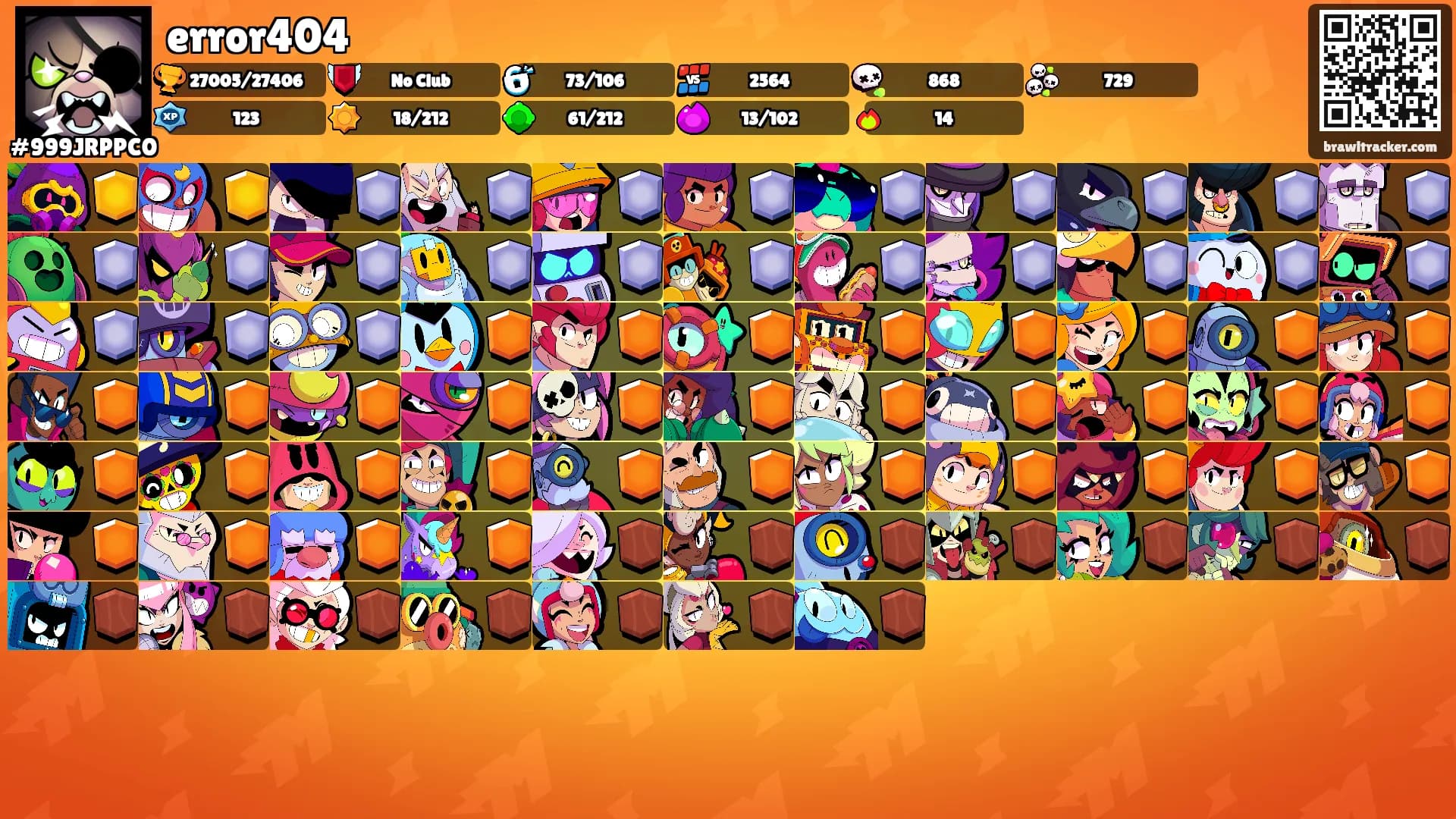 error404's Ranks