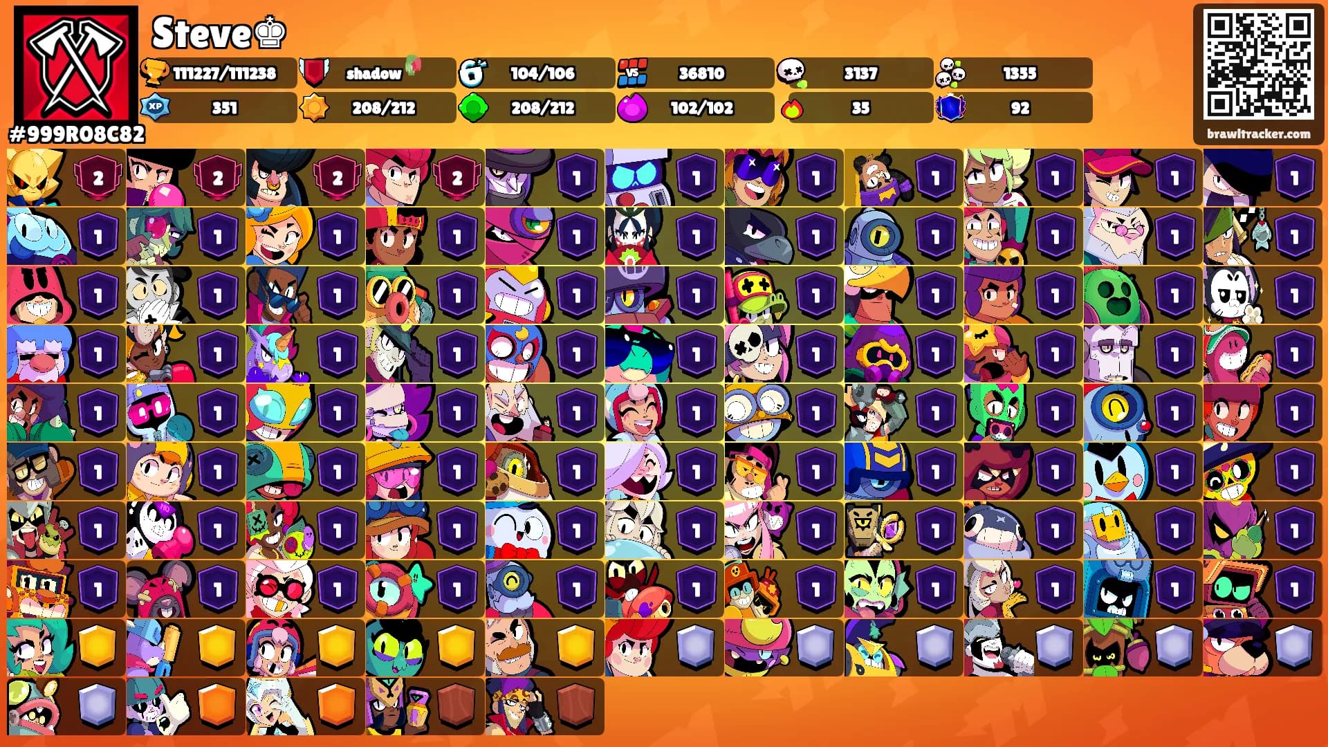 Steve♚'s Ranks