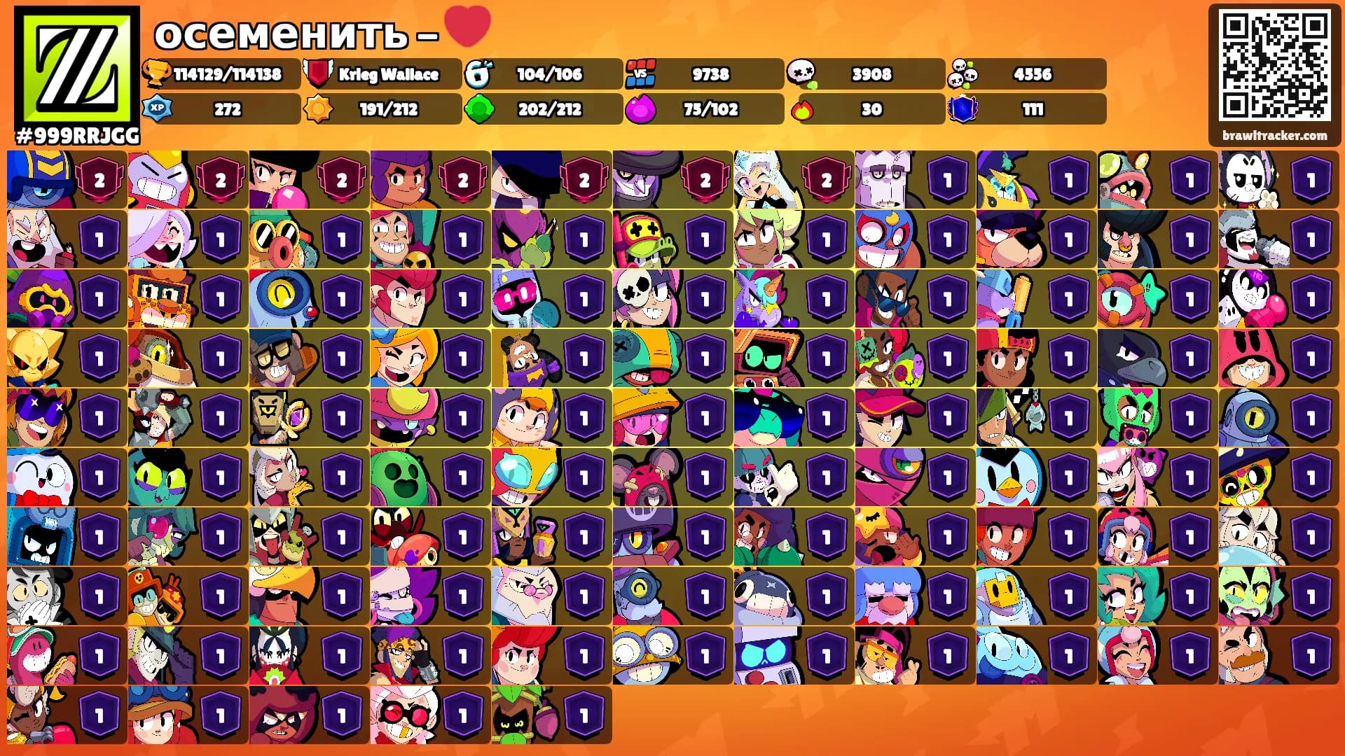 осеменить - ❤️'s Ranks