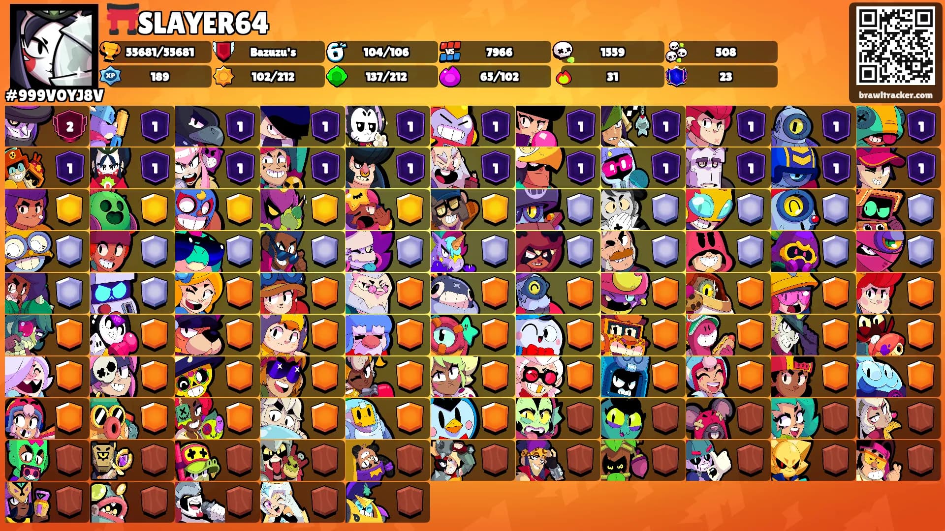 ⛩️SLAYER64's Ranks