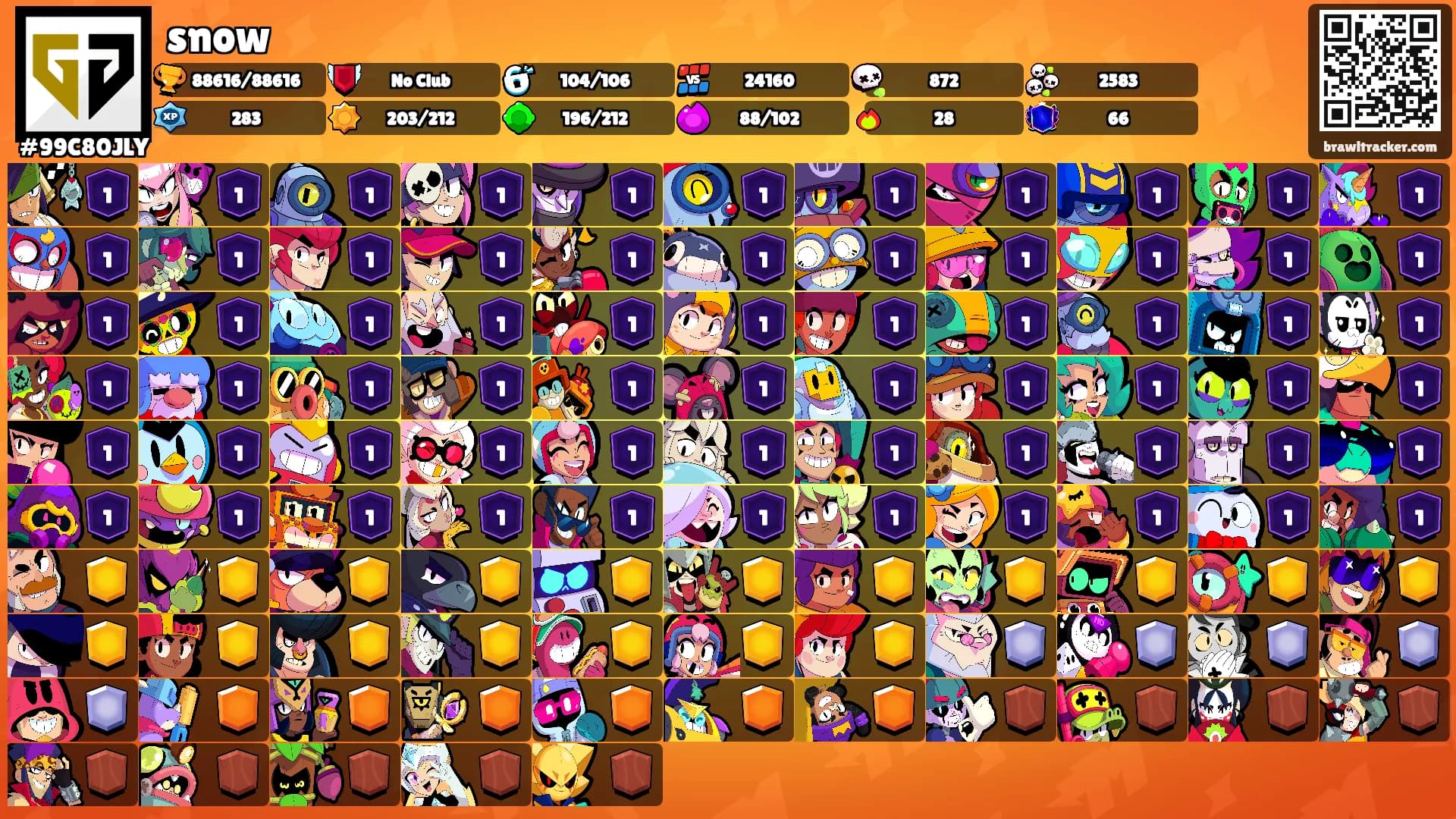 snow's Ranks