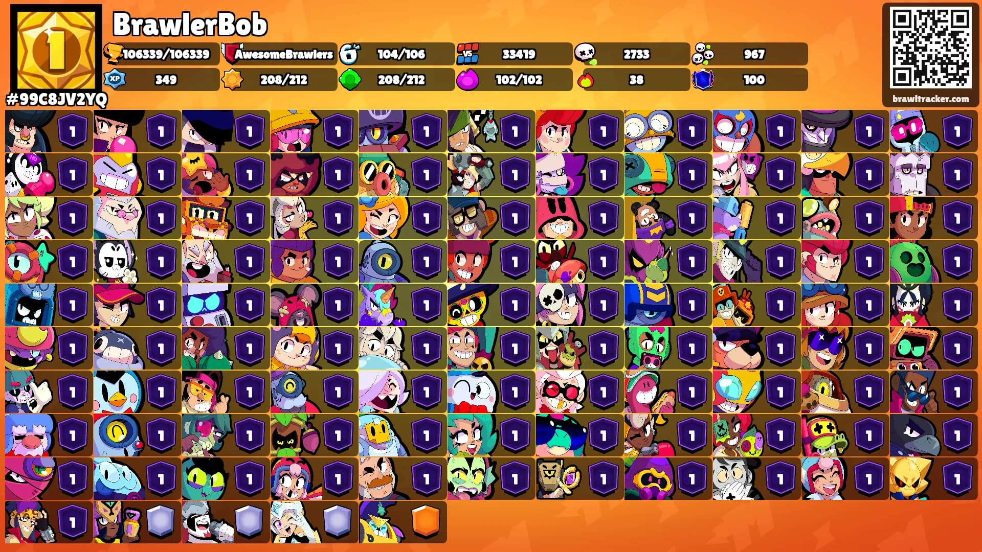 BrawlerBob's Ranks
