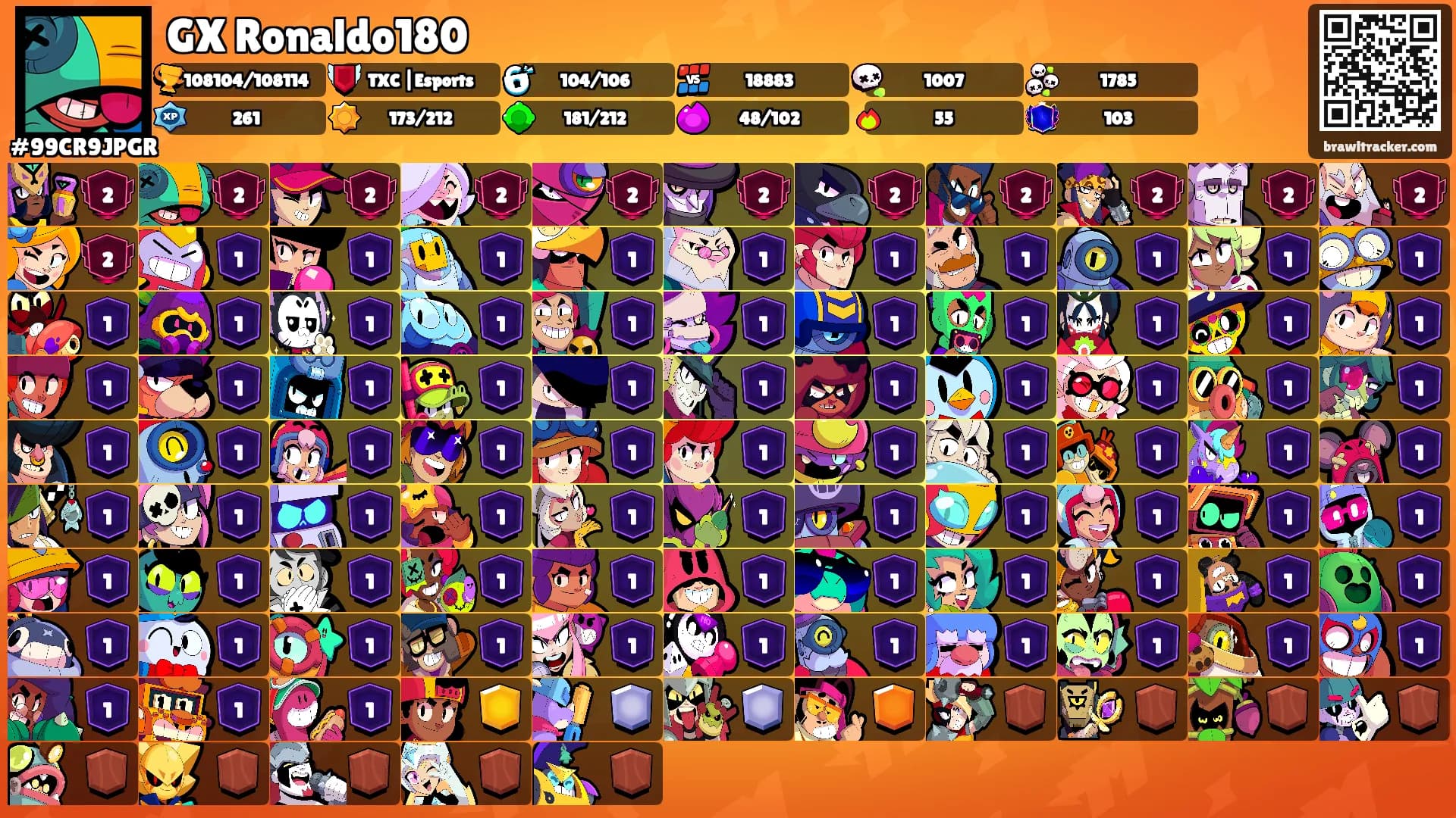 GX Ronaldo180's Ranks