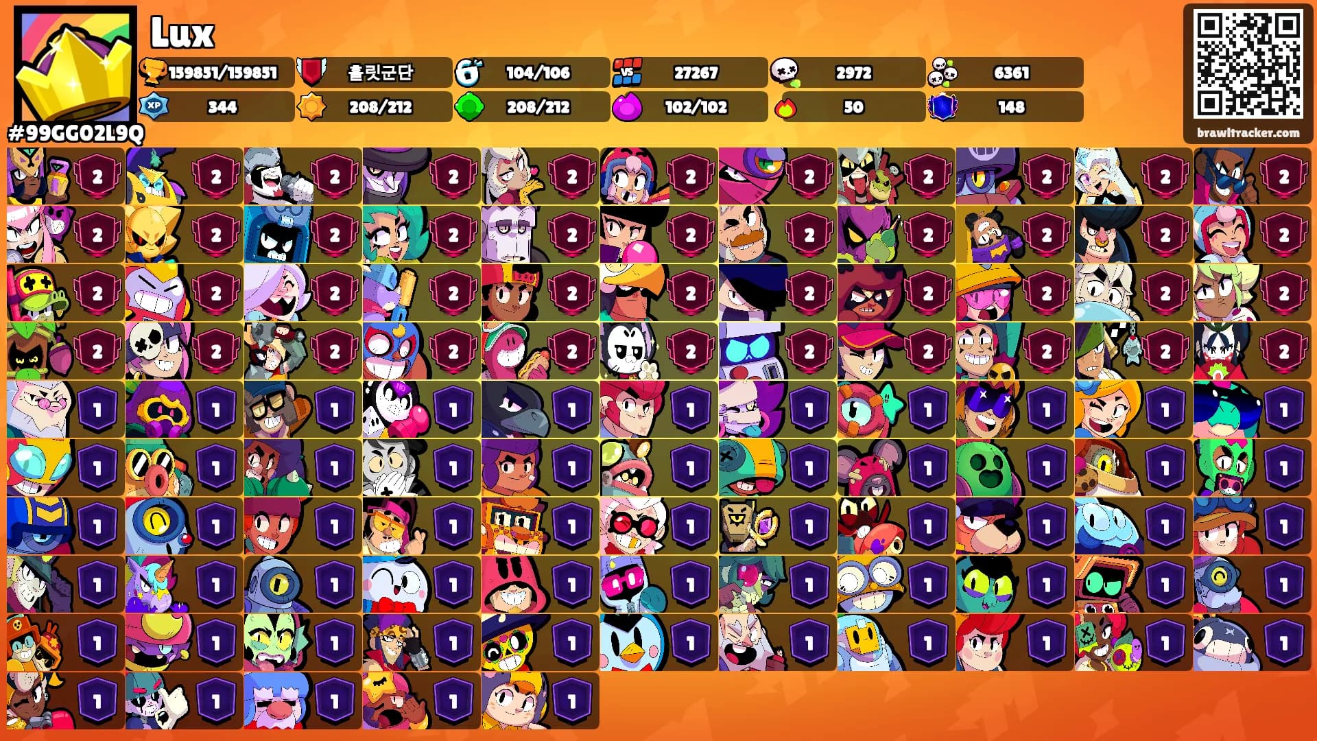 Lux's Ranks