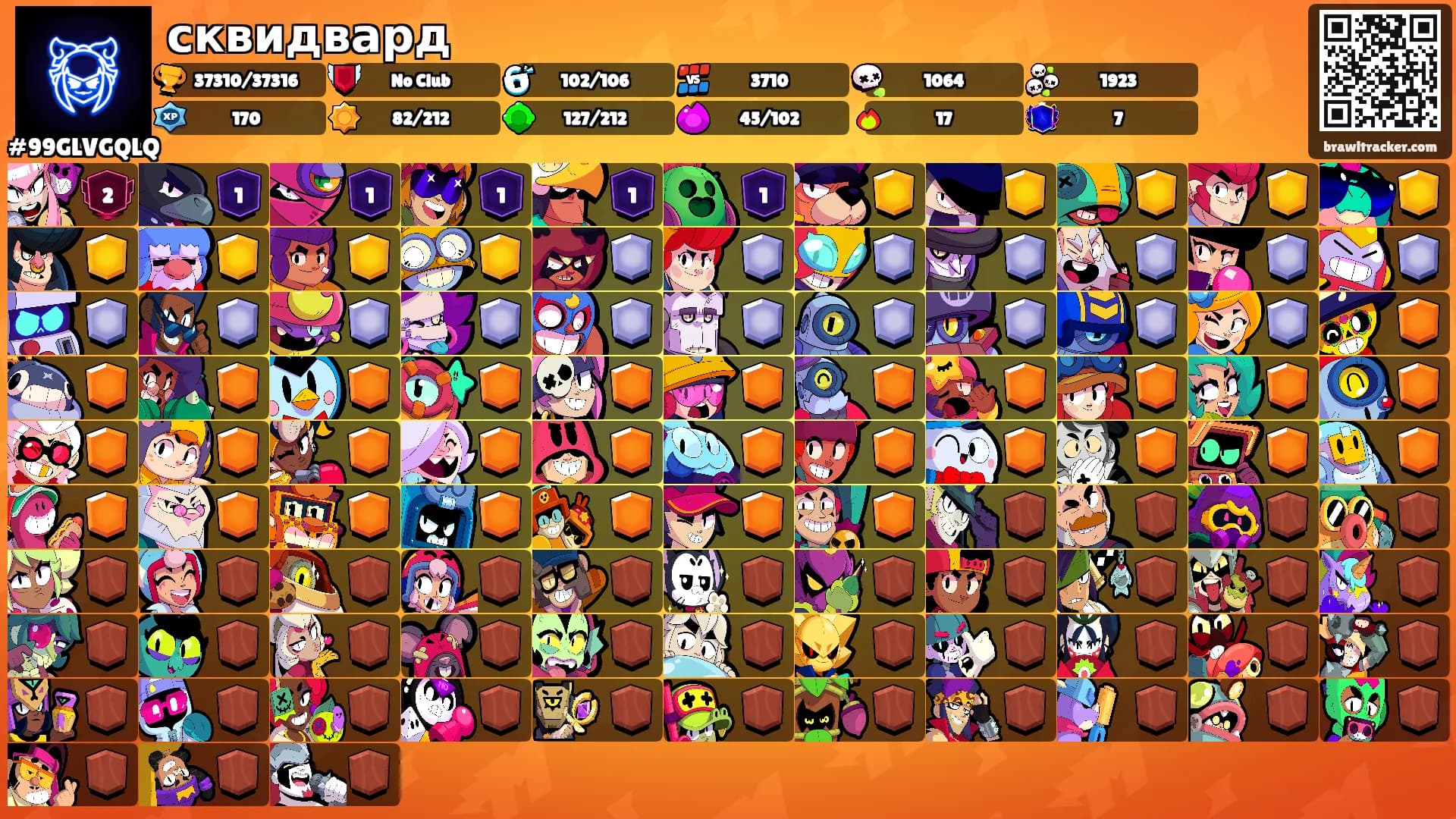 сквидвард's Ranks