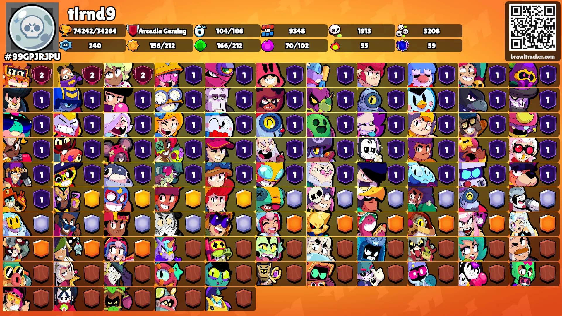꫱tlrnd9's Ranks