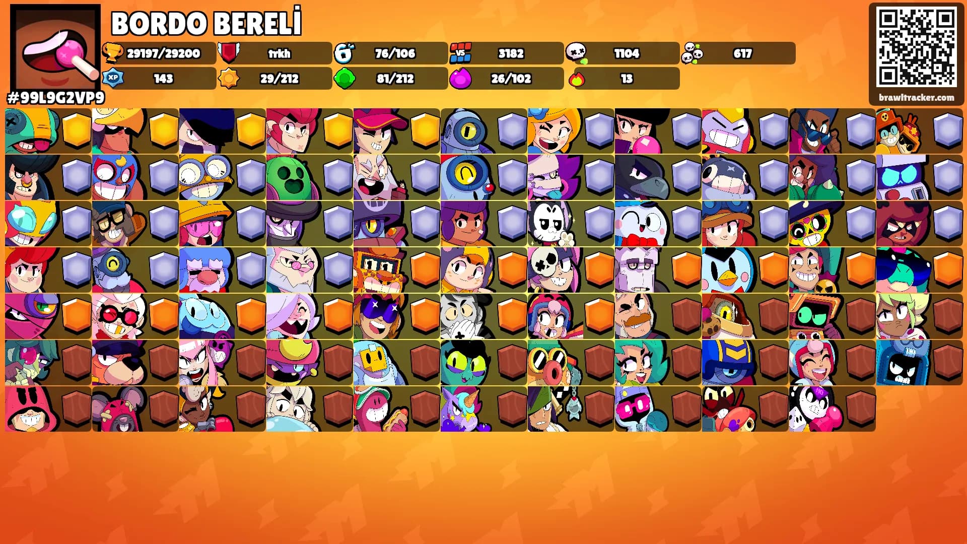 BORDO BERELİ's Ranks