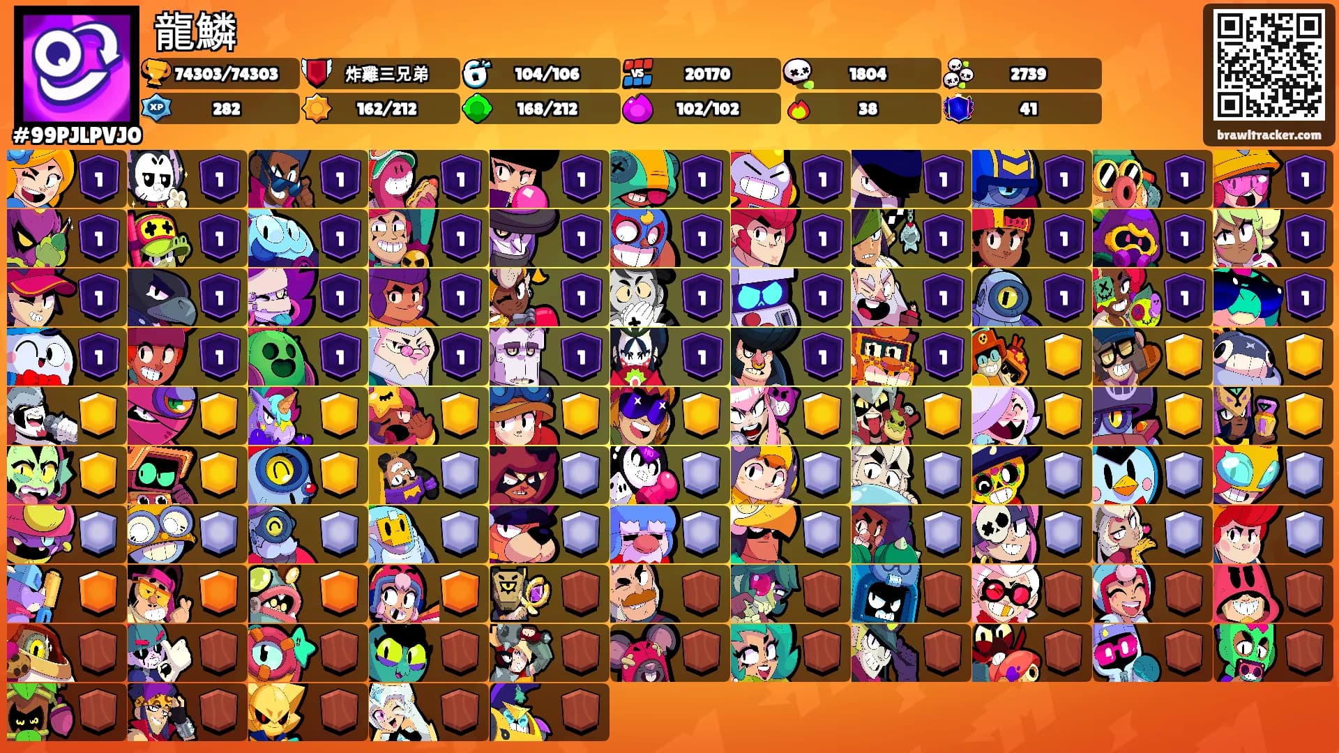 龍鱗's Ranks