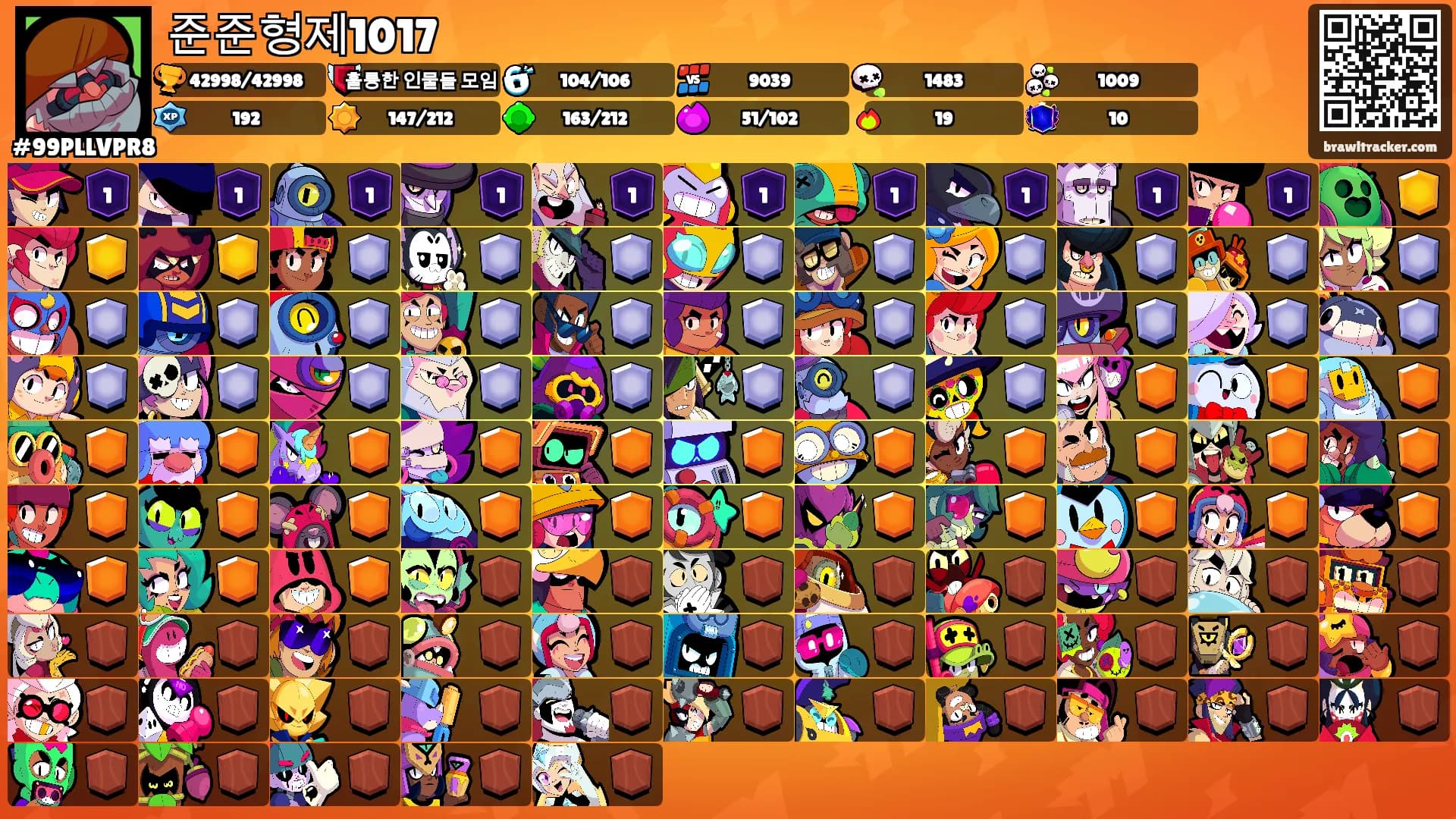 준준형제1017's Ranks