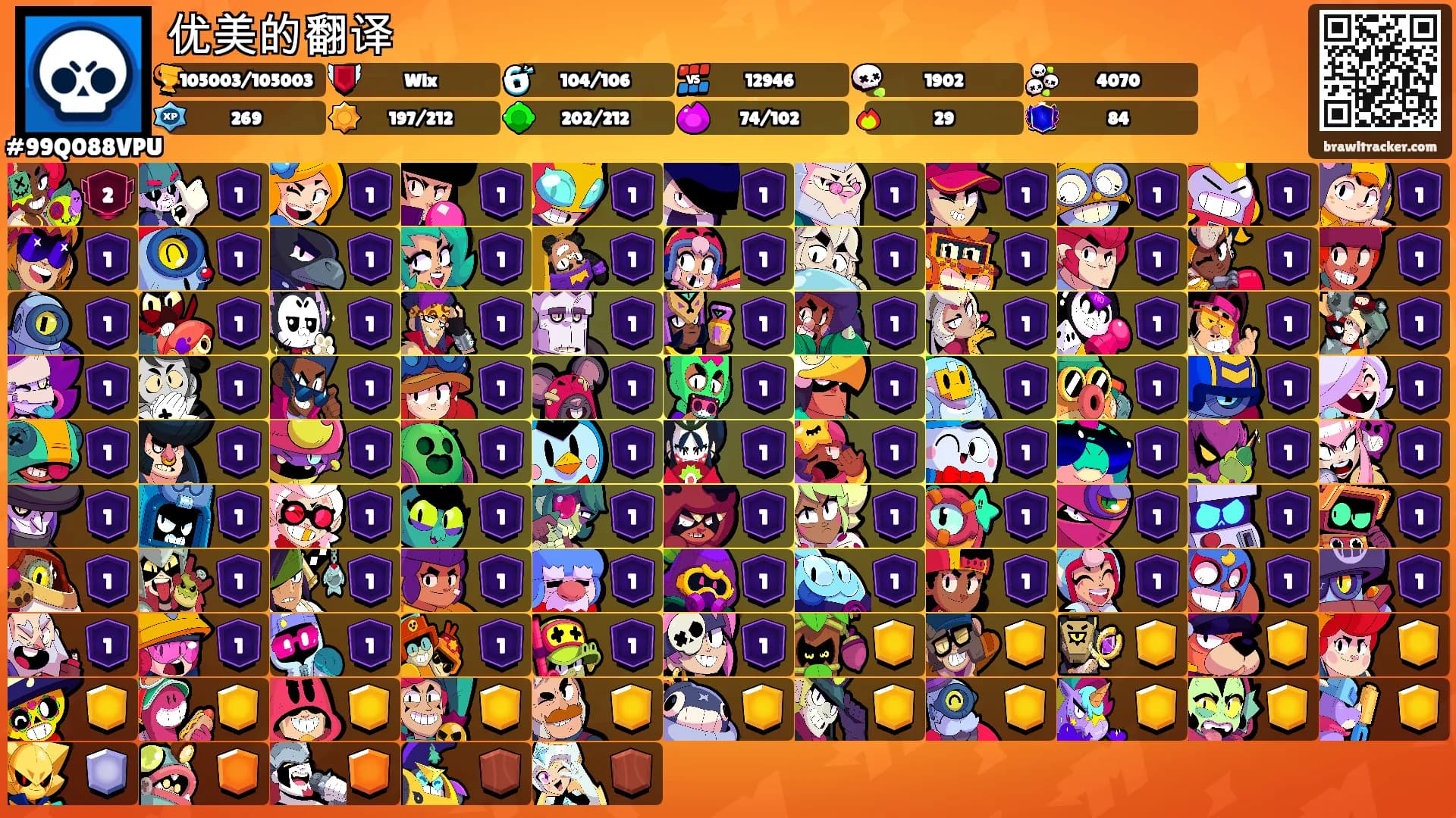 优美的翻译's Ranks