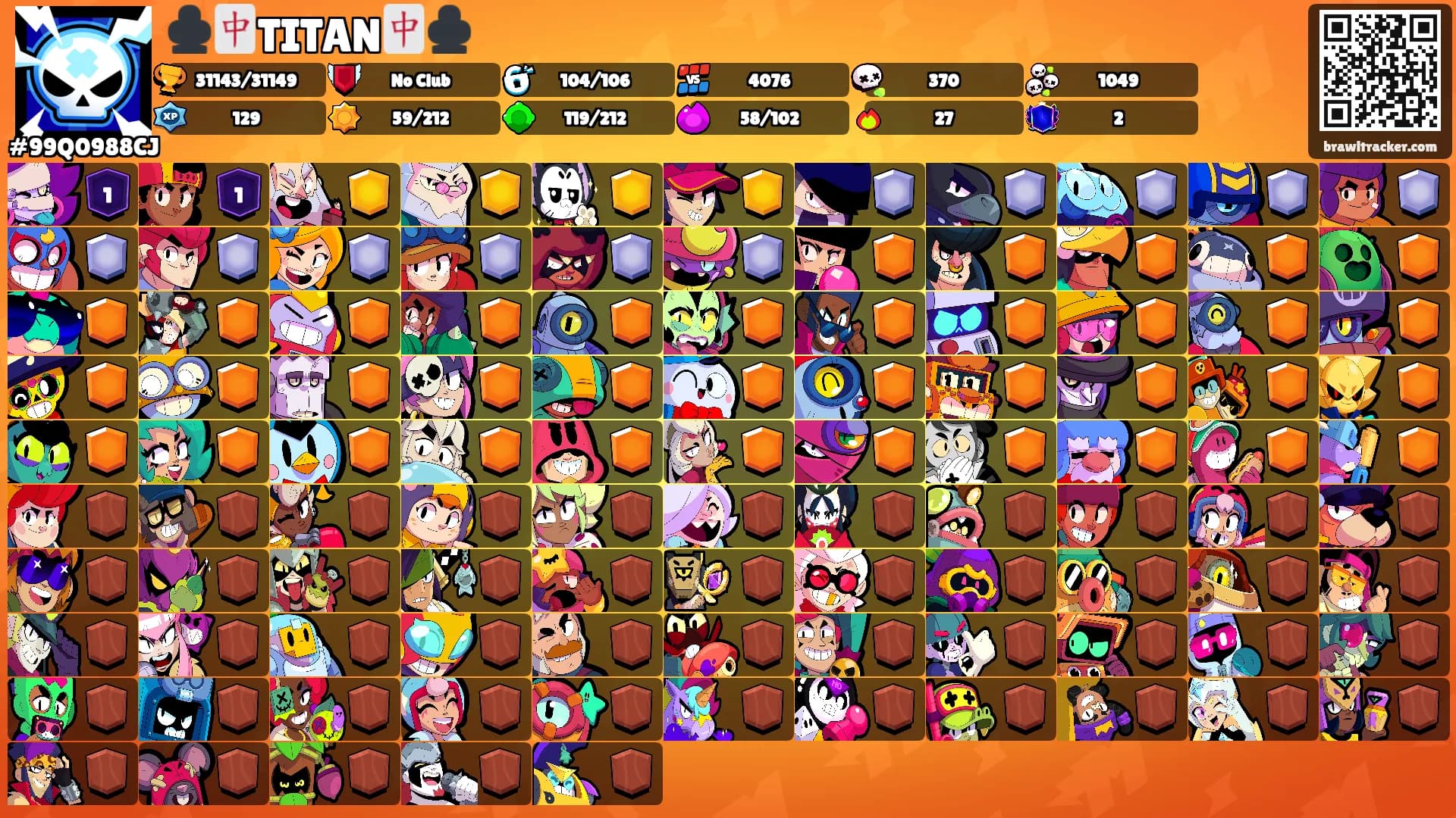 ♣️🀄️TITAN🀄️♣️'s Ranks