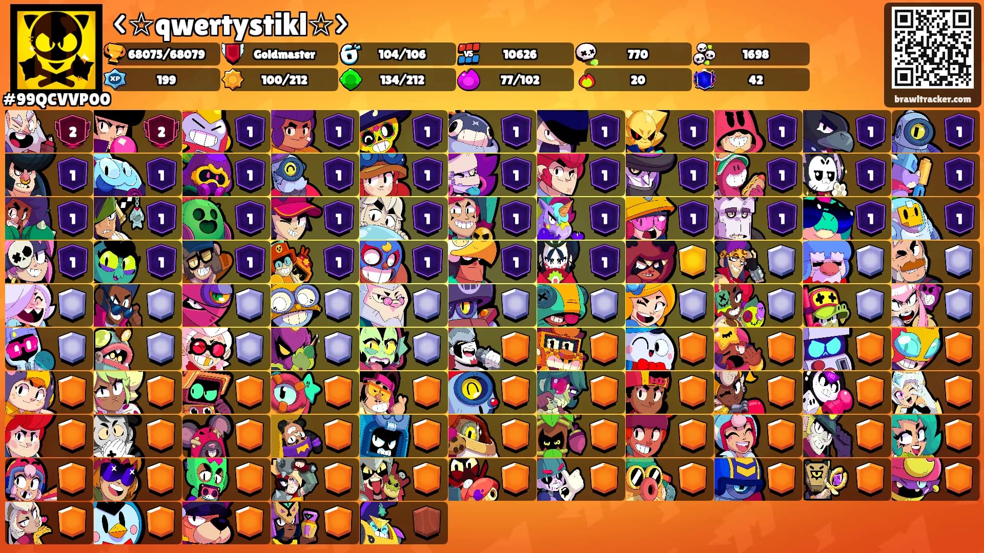 <☆qwertystikl☆>'s Ranks
