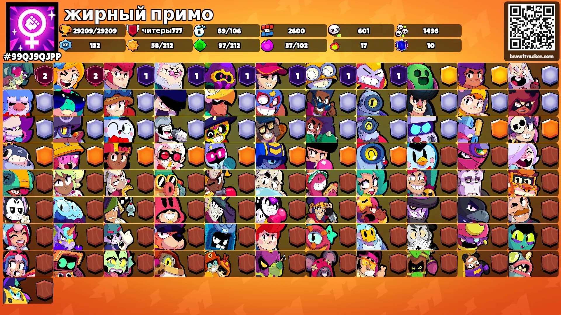 жирный примо's Ranks