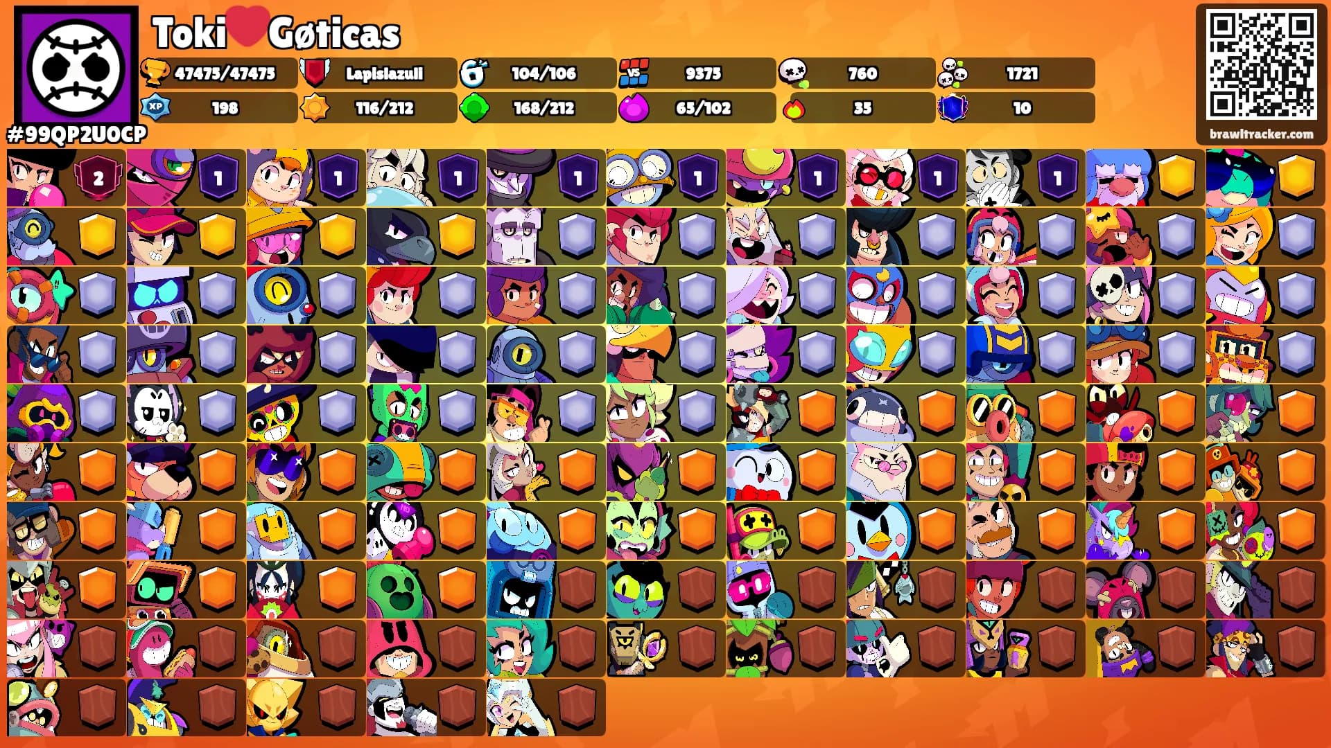Toki❤️Gøticas's Ranks