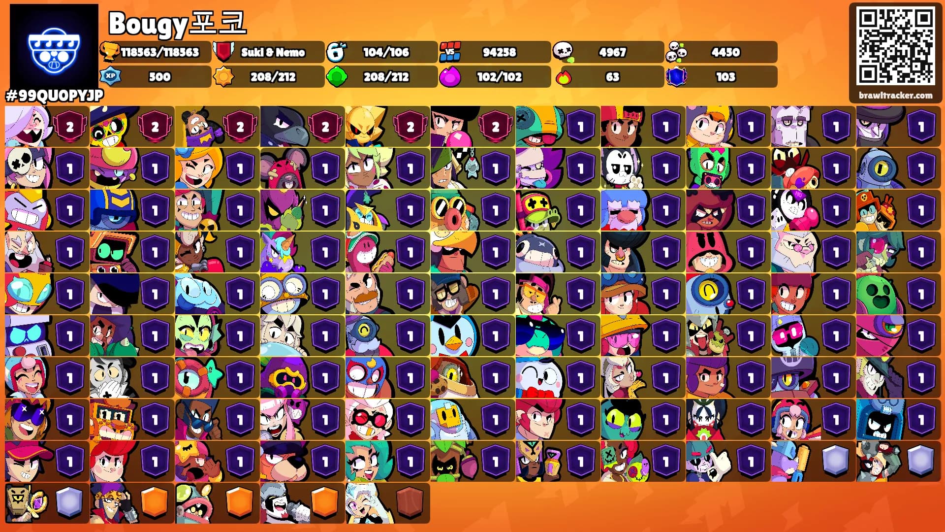 Bougy포코's Ranks