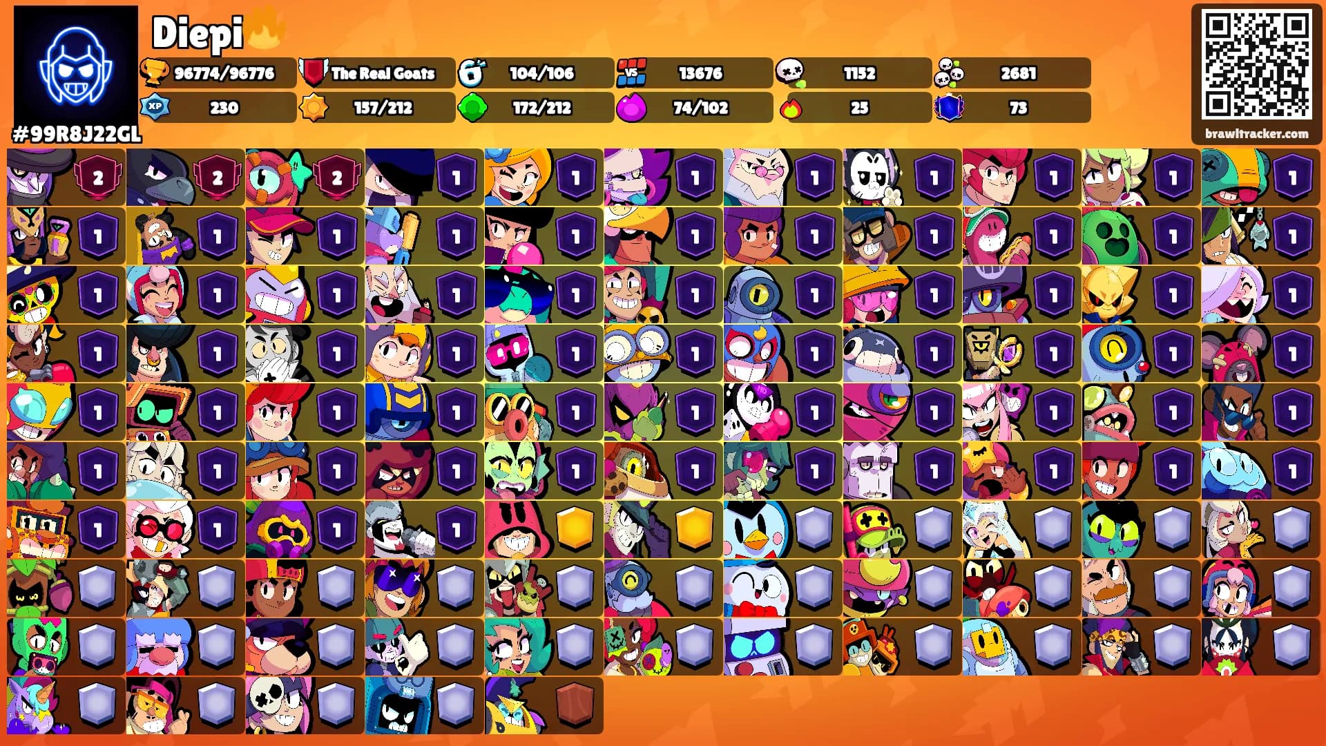 Diepi🔥's Ranks