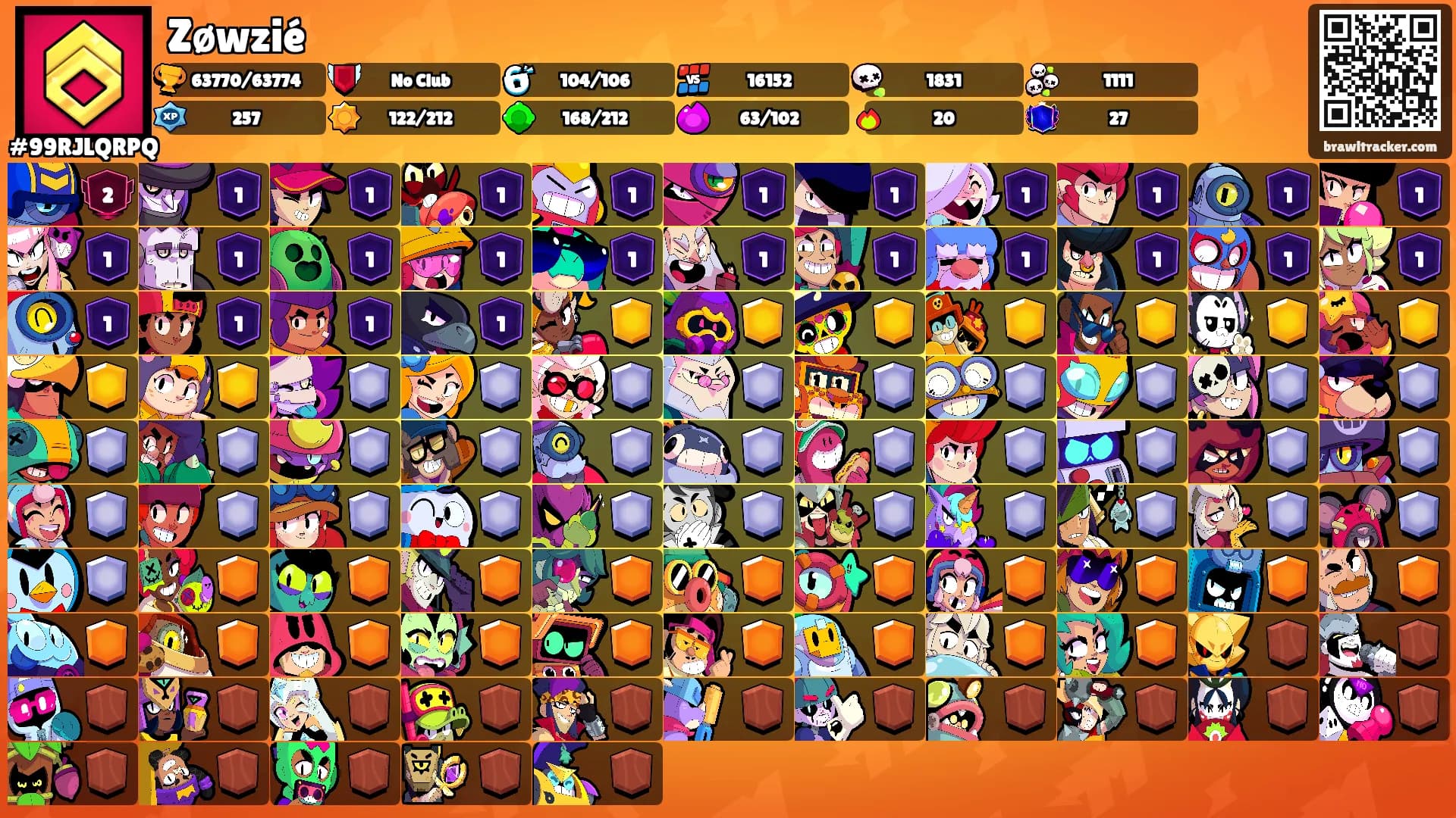 Zøwzié's Ranks