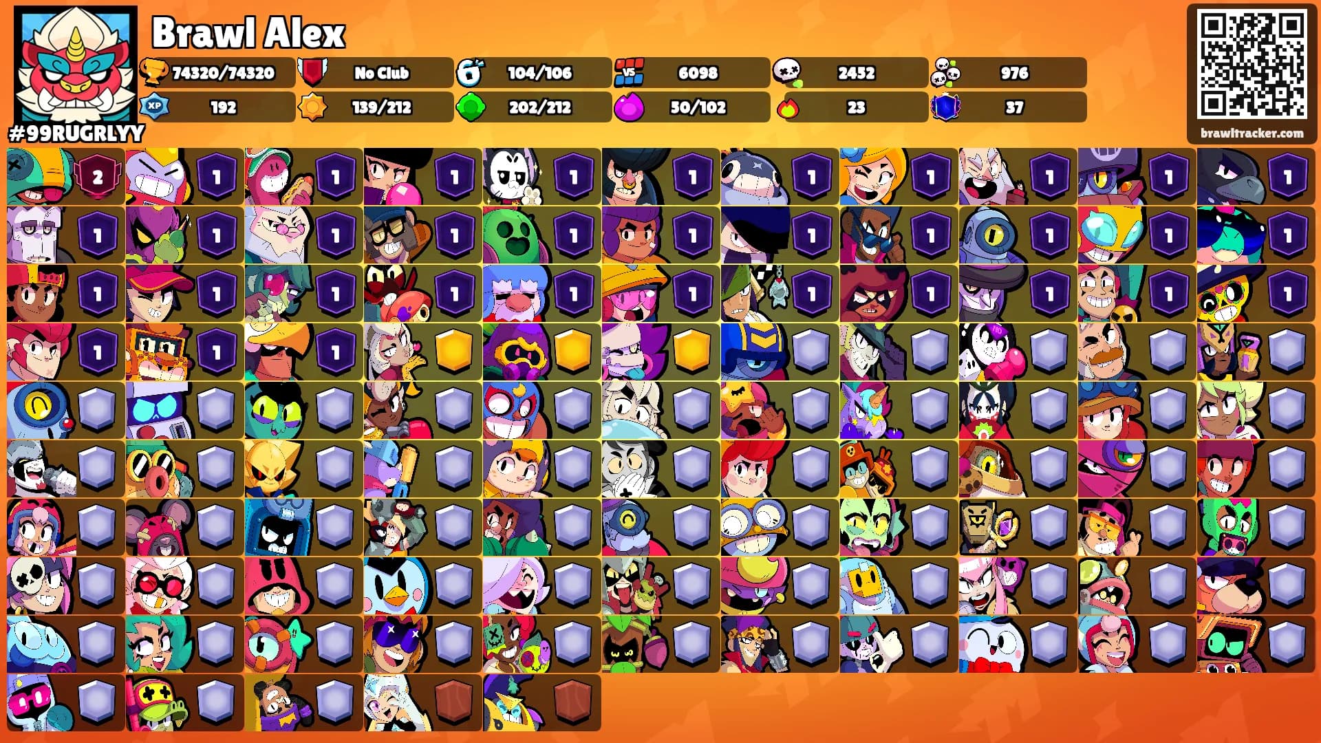 Brawl Alex's Ranks
