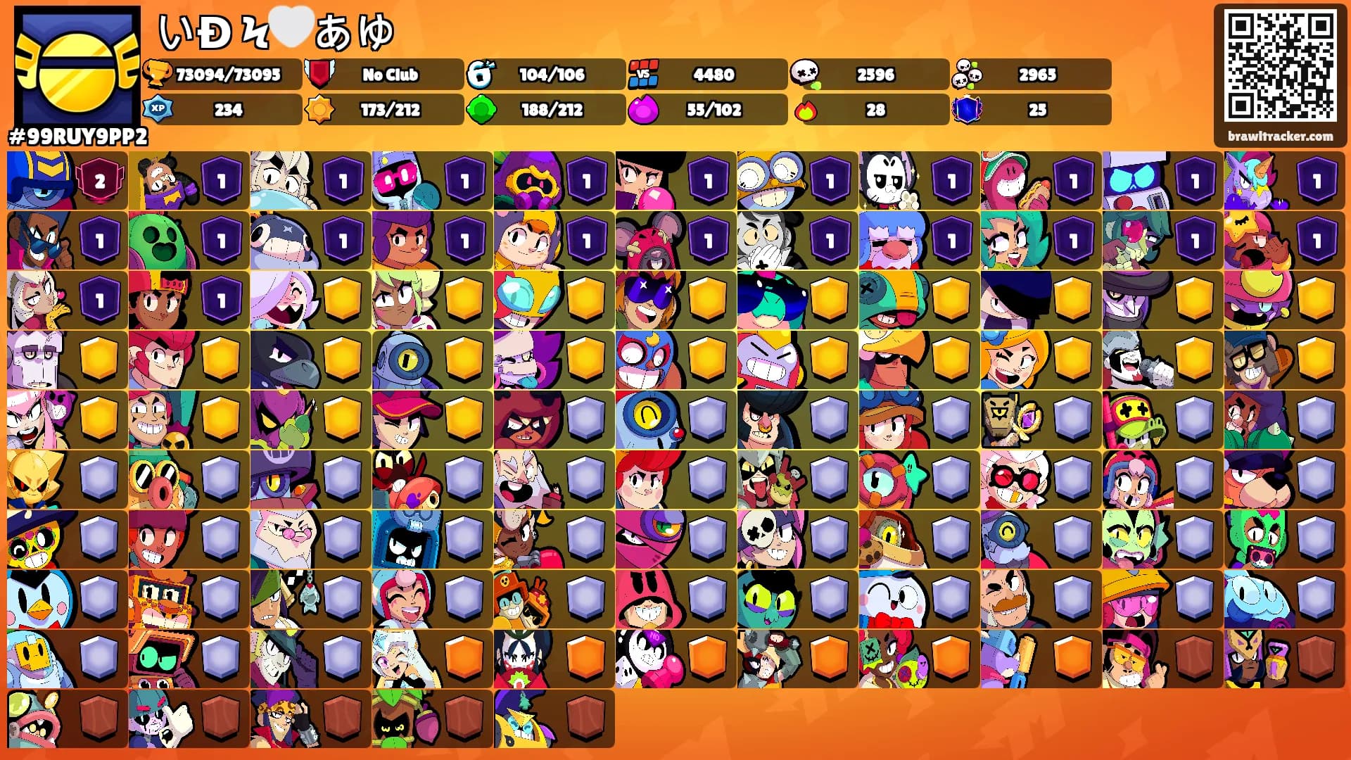いĐᤂϞ🤍あゆ's Ranks
