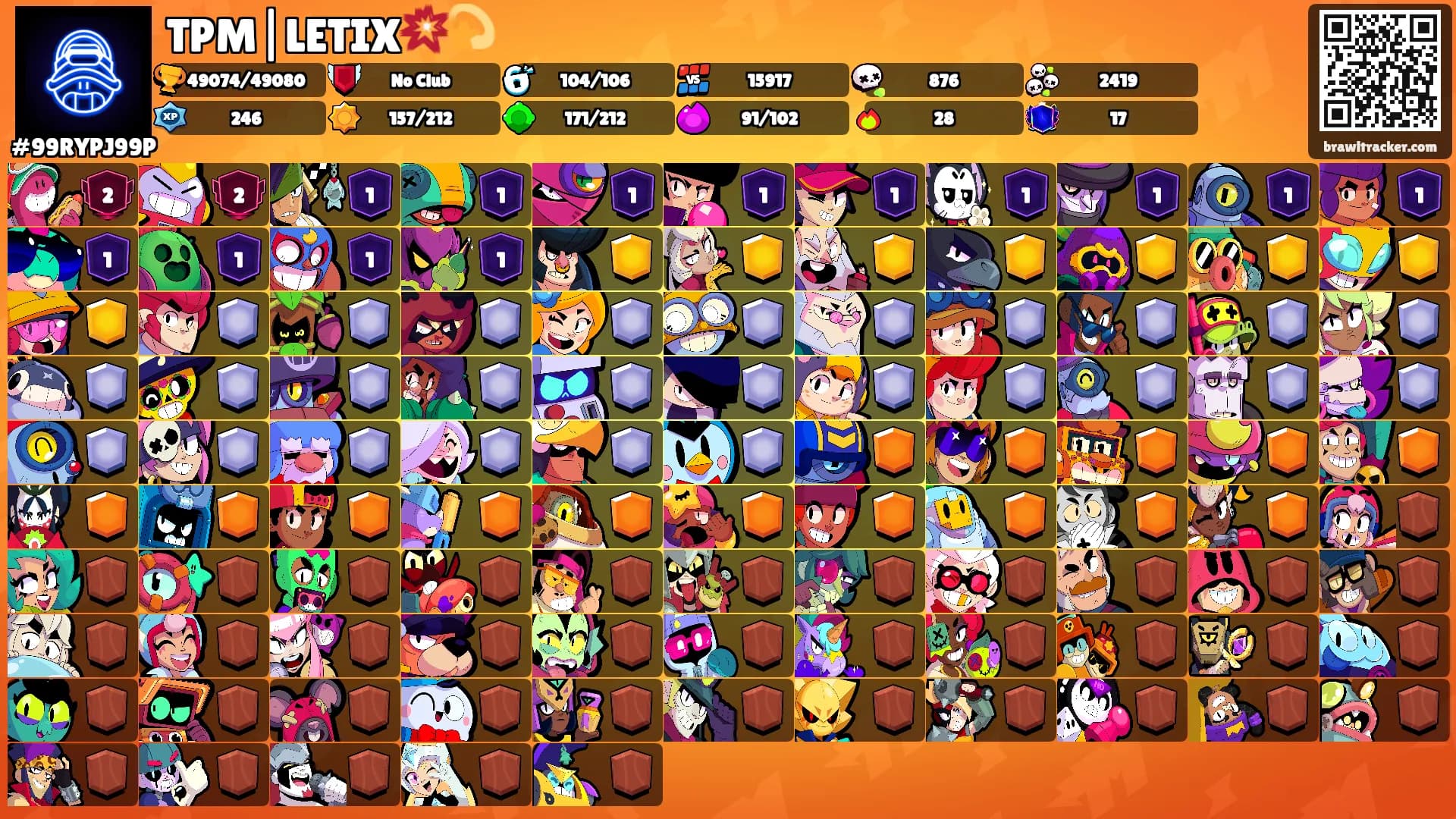 TPM|LETIX💥💫's Ranks