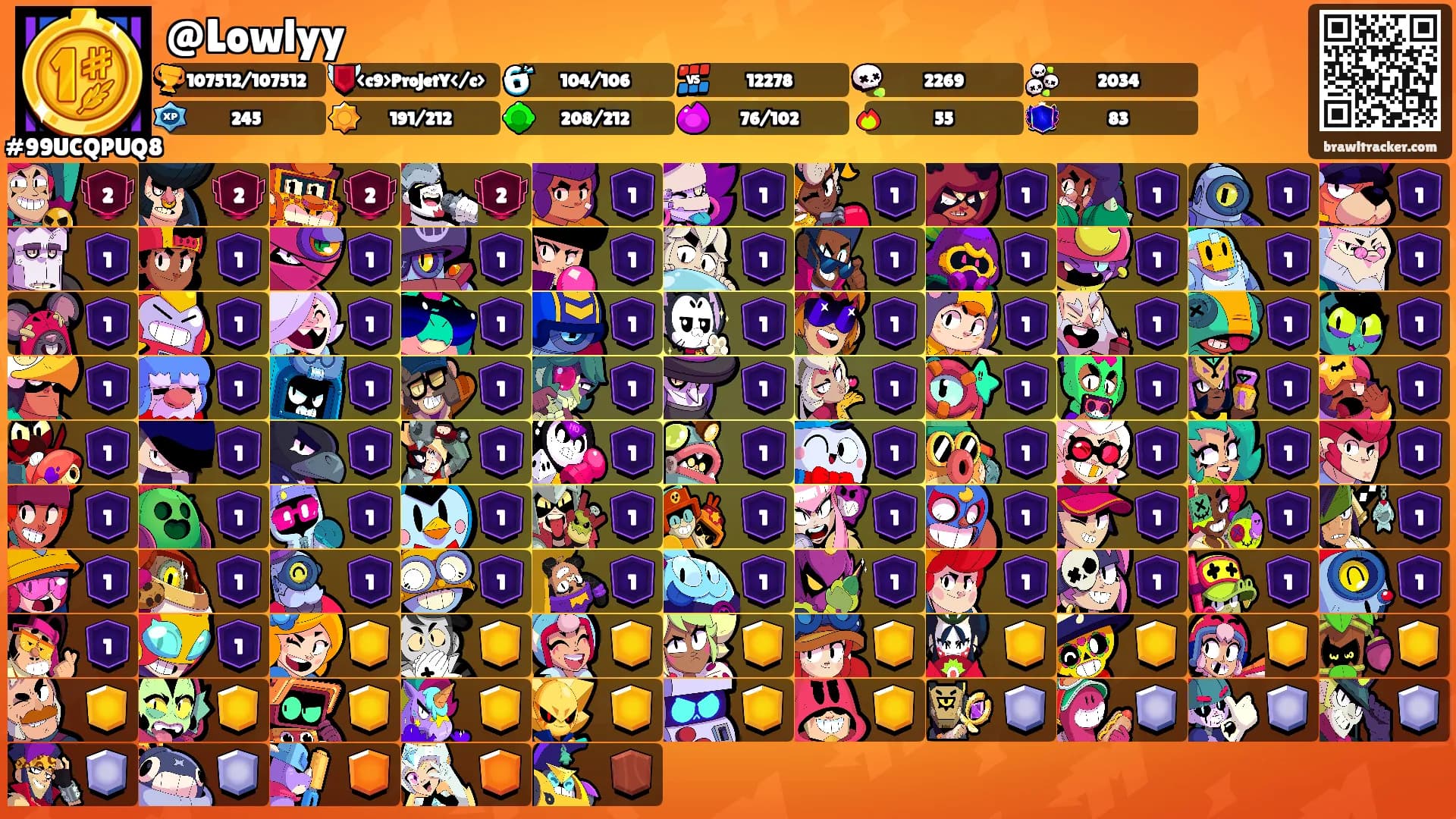 @Lowlyy's Ranks