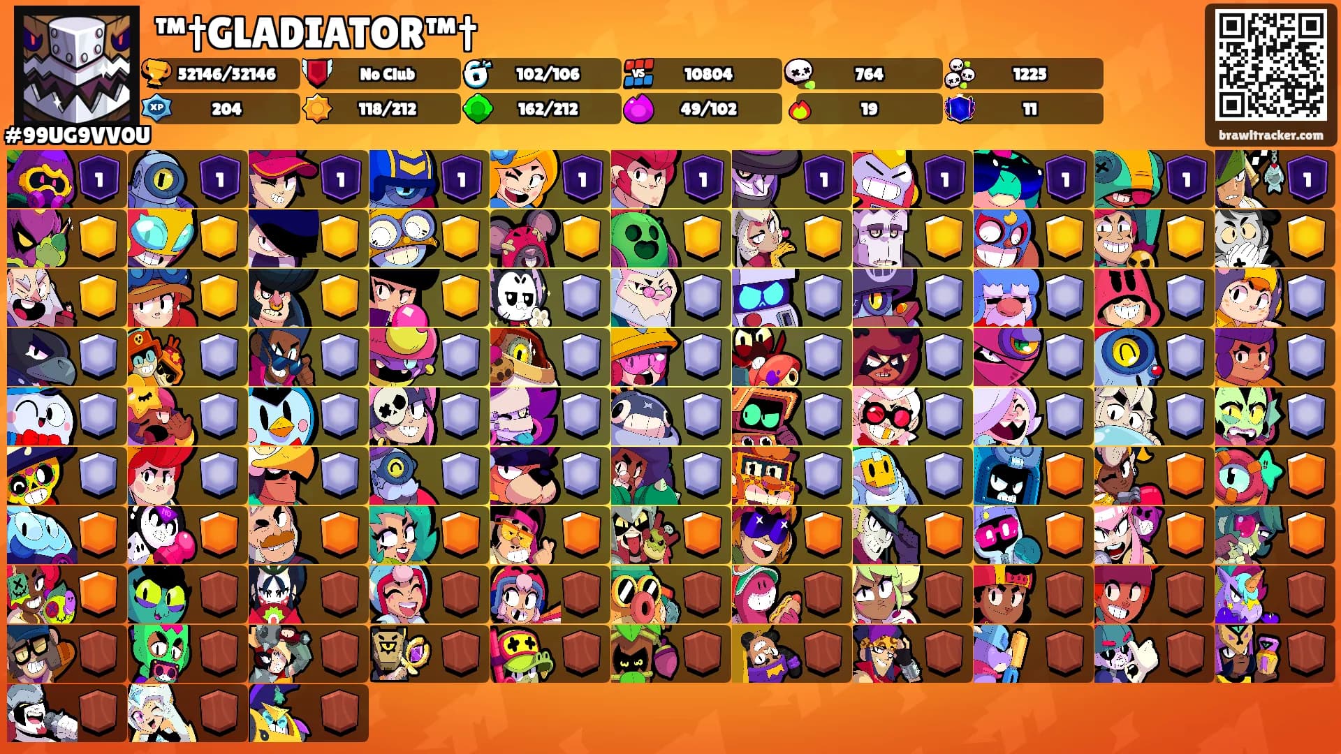 ™†GLADIATOR™†'s Ranks