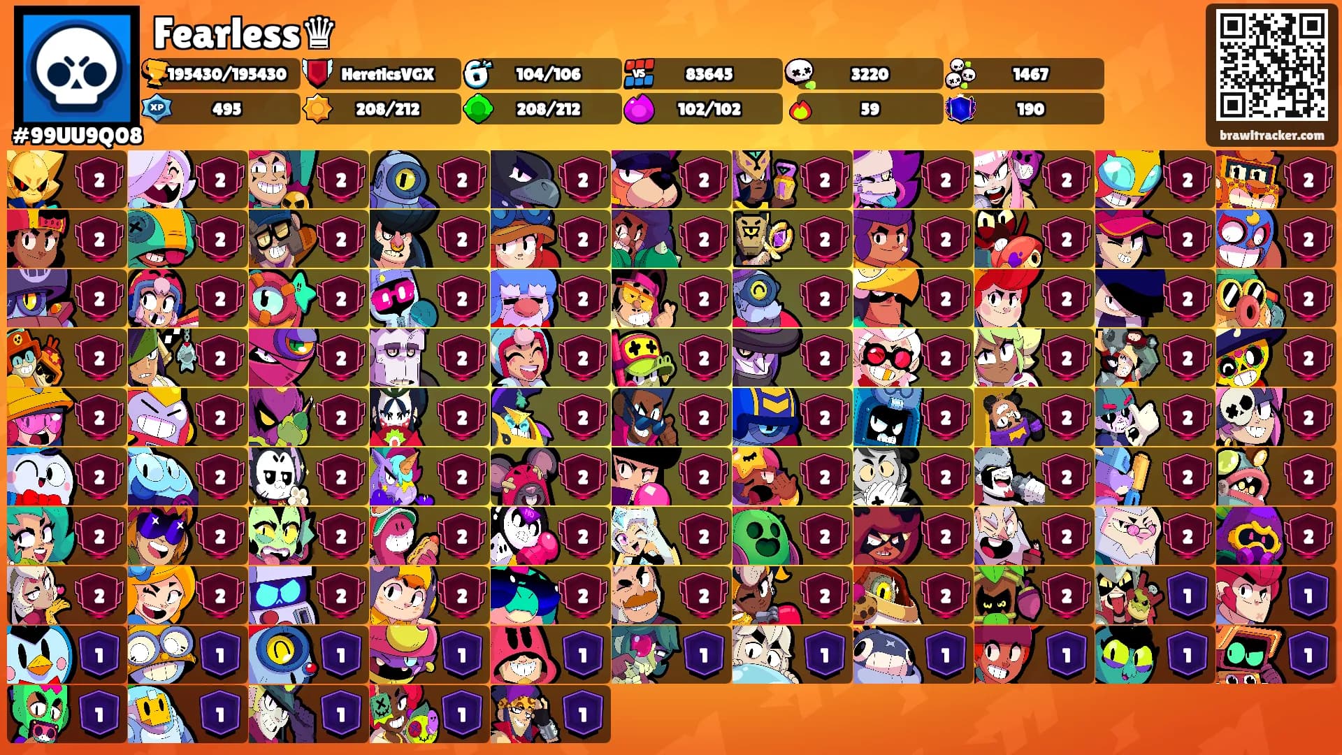 Fearless♛'s Ranks