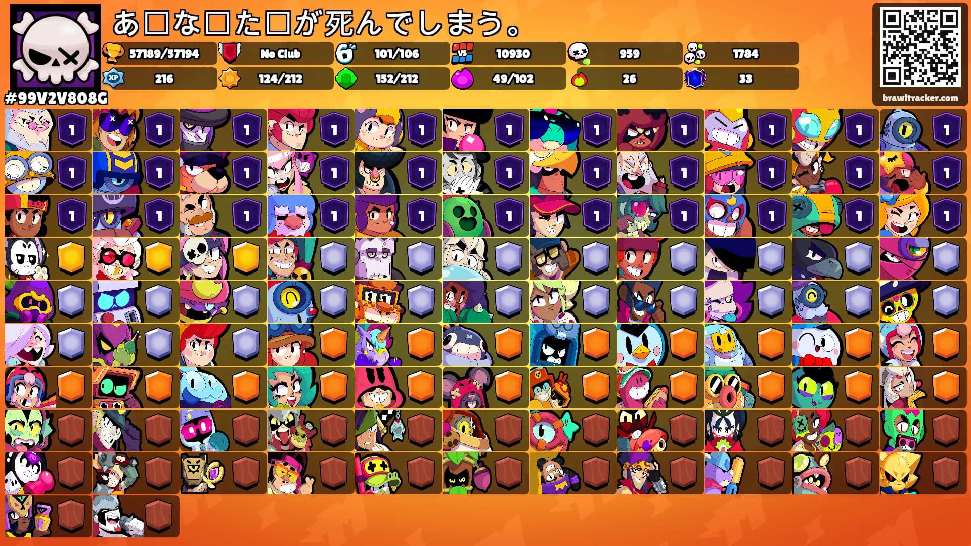あͭなͬたͪが死んでしまう。's Ranks