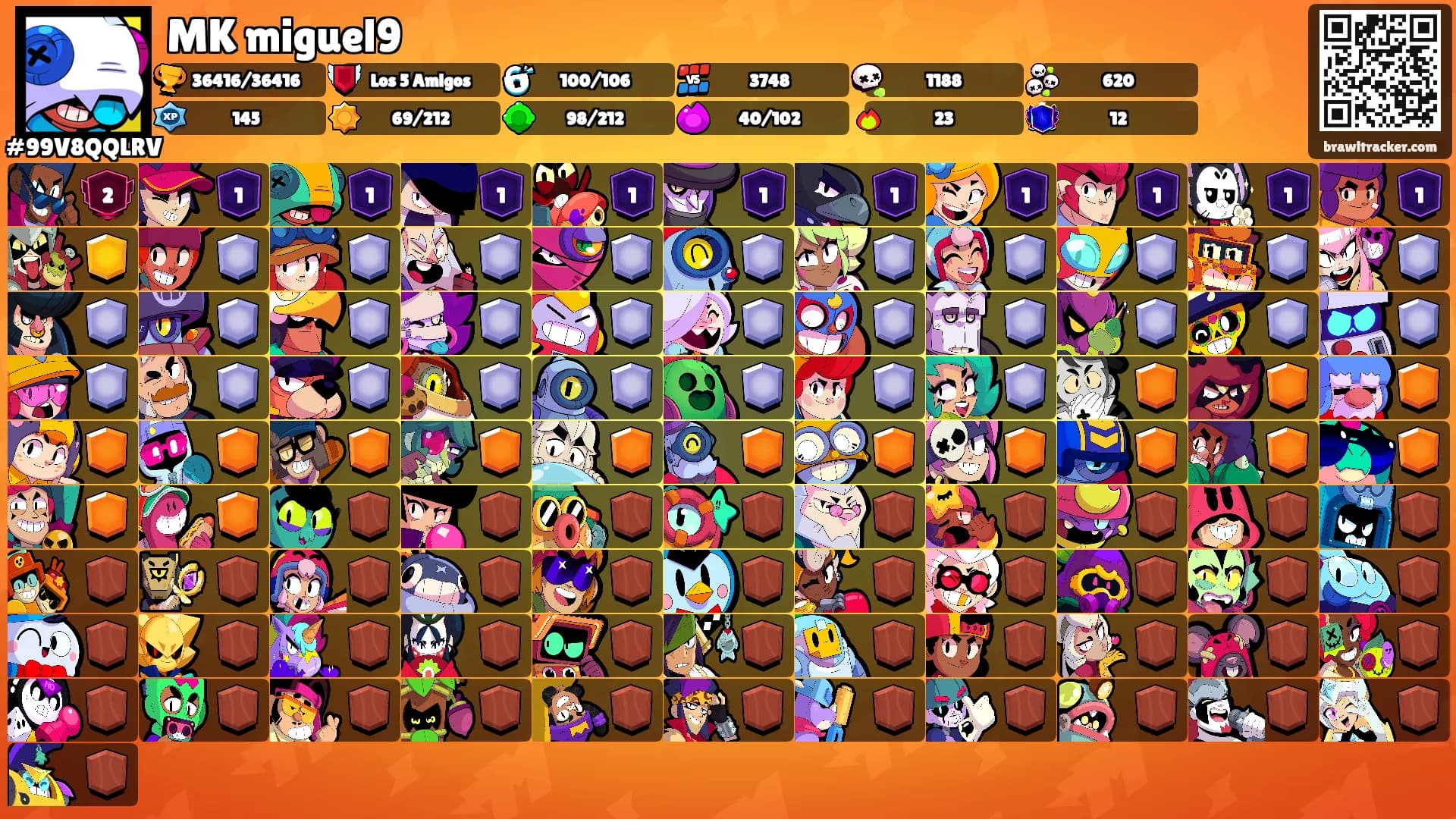 MK miguel9's Ranks