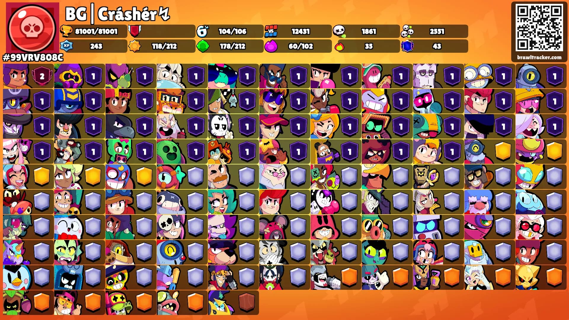 BG|Cráshér↯'s Ranks