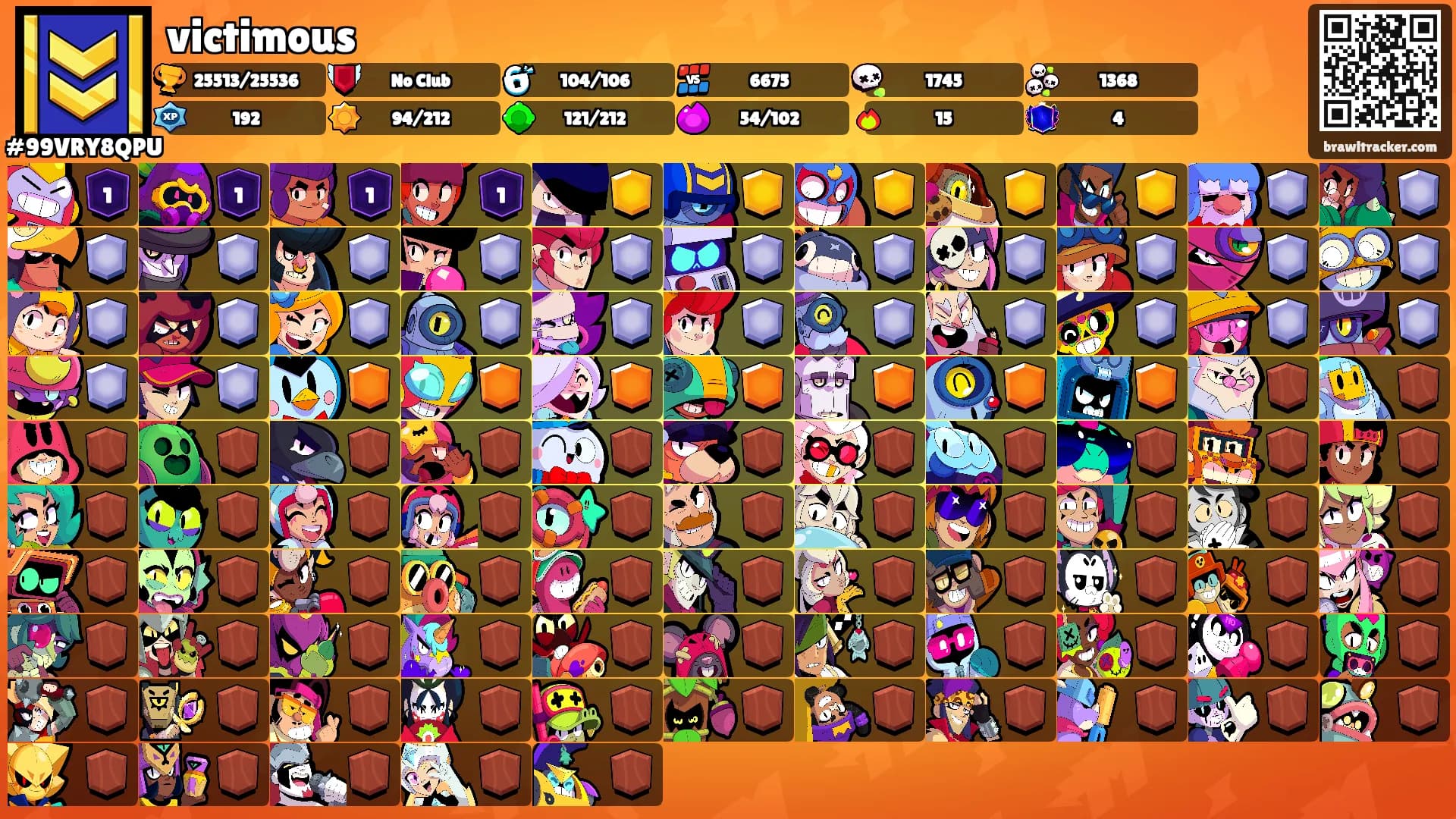 victimous's Ranks