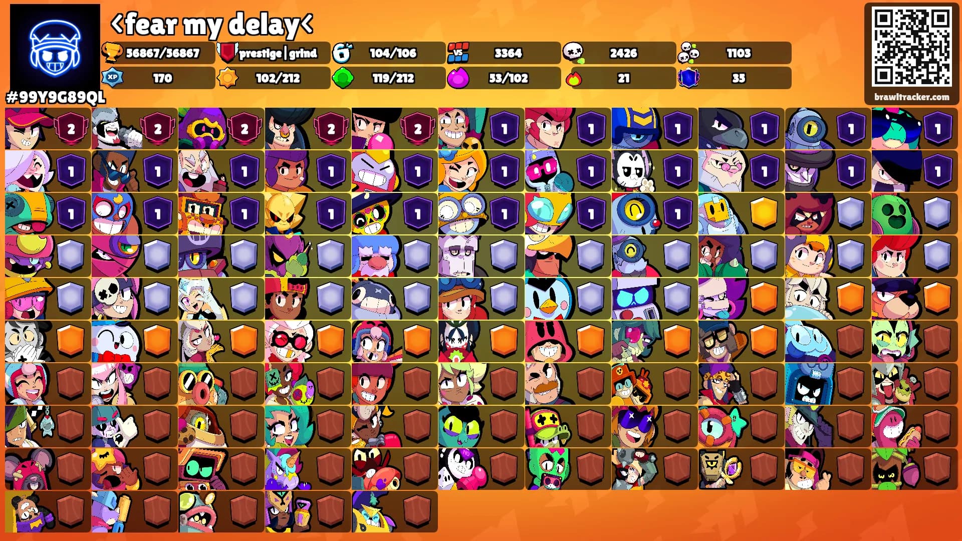 <fear my delay<'s Ranks